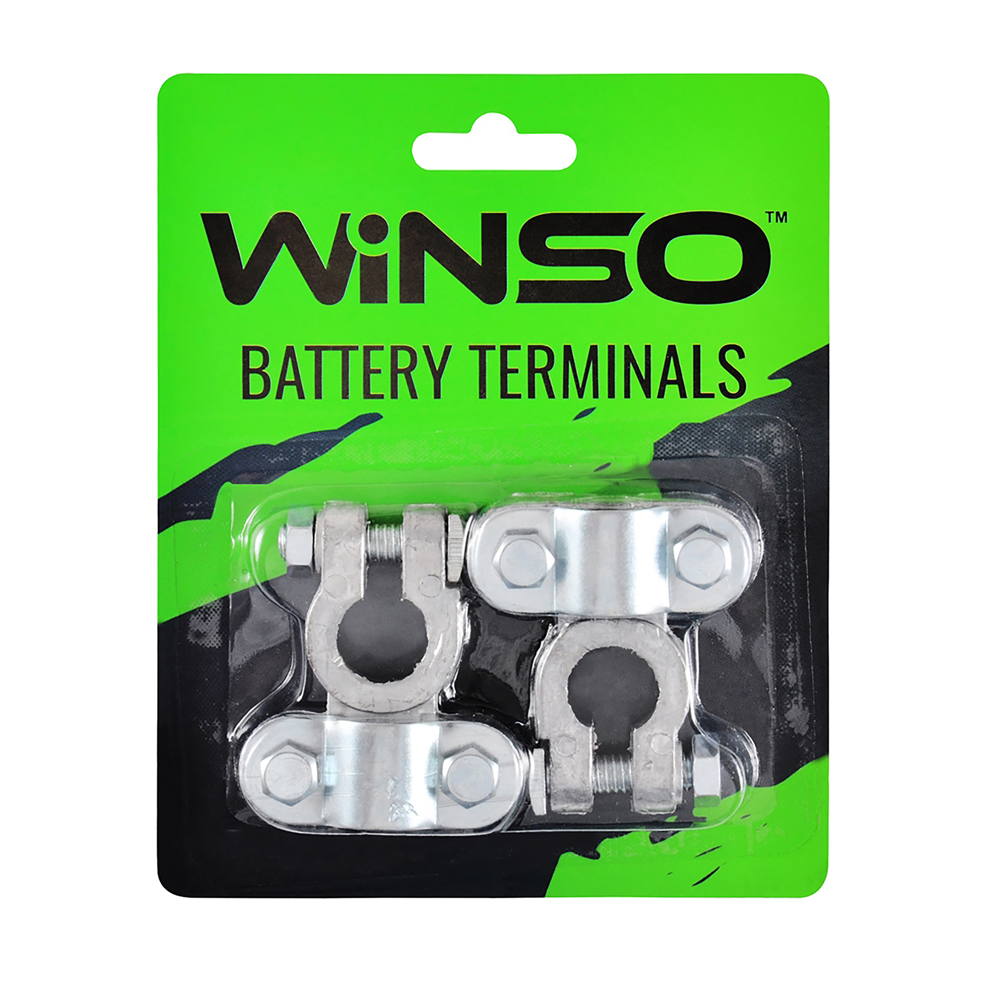 Клеми акумуляторні WINSO 2шт. блістер, свинцеві, вага 310 грам (80шт/ящ)1