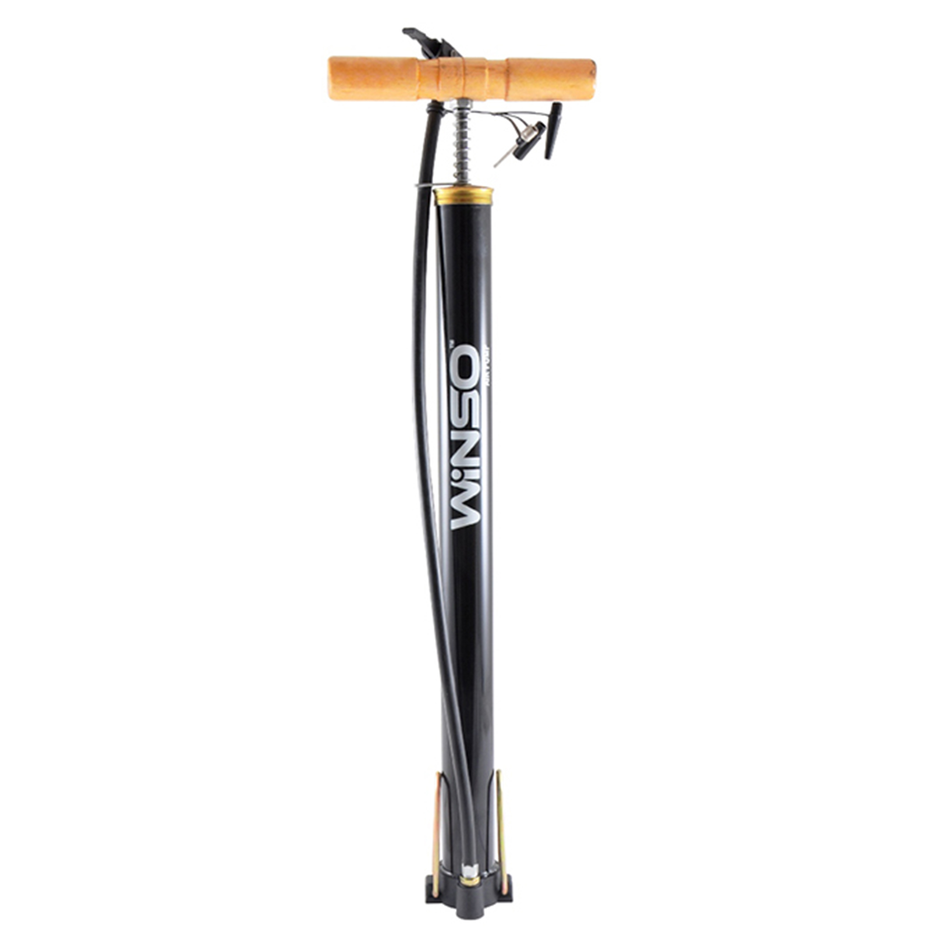 Насос ручнний WINSO без манометра,циліндир 38*500мм.,довж.шланга 54см., в компл.3 адаптери (10шт/ящ)1