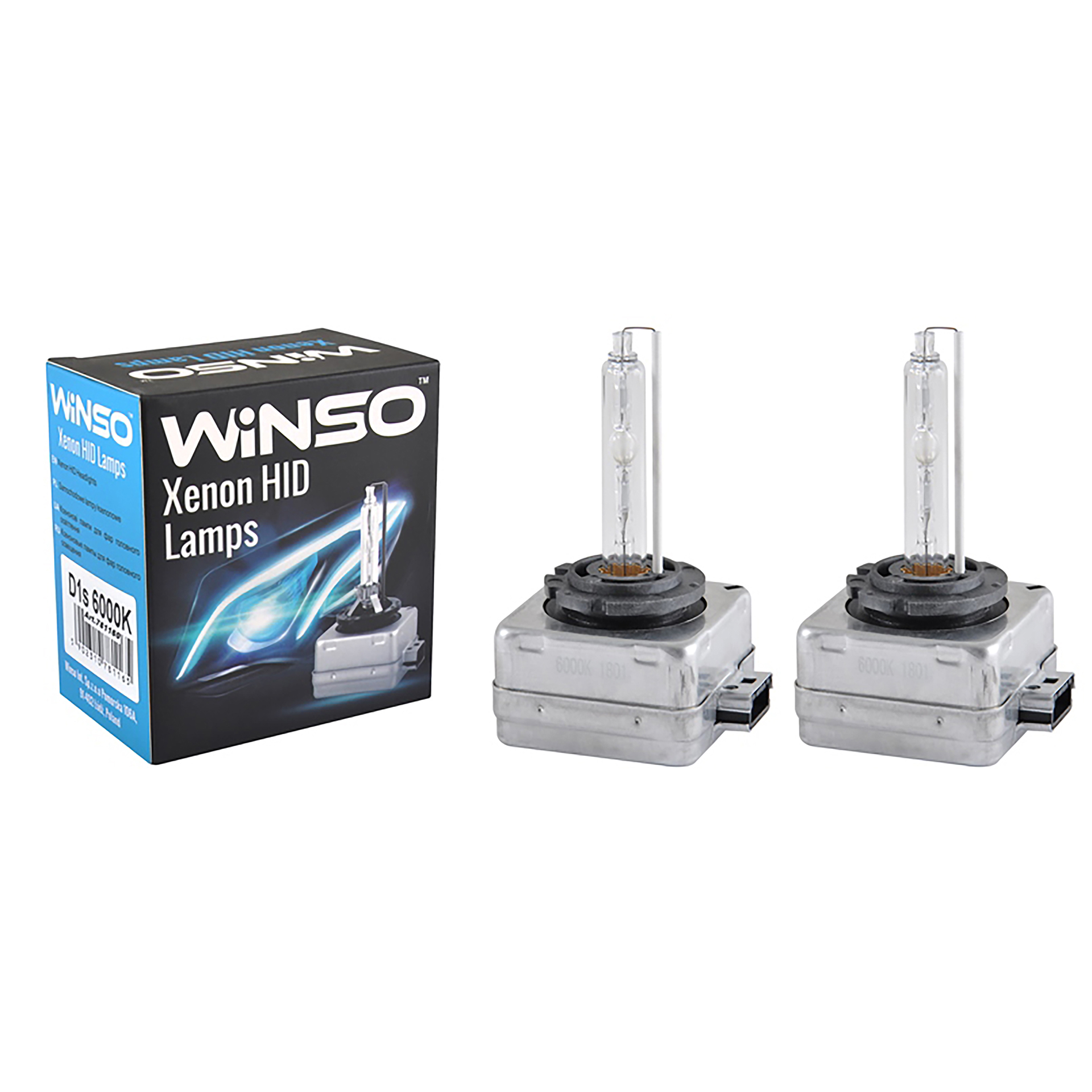 D1S 6000K, 85V, 35W PK32d-2 (к-т 2шт.) WINSO XENON1