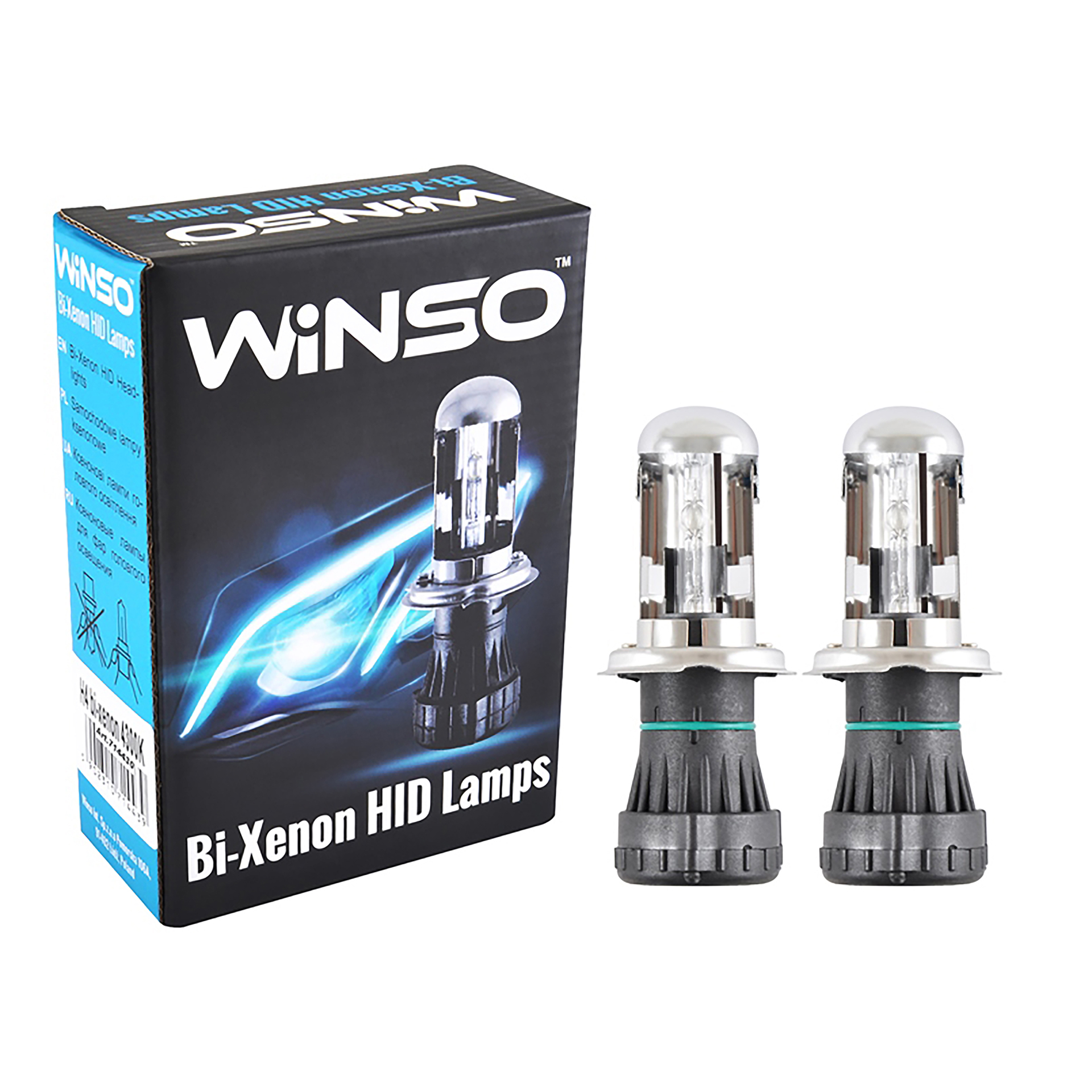 H4 bi-xenon 4300K, 85V, 35W P43t-38 KET (к-т 2шт.) WINSO XENON1