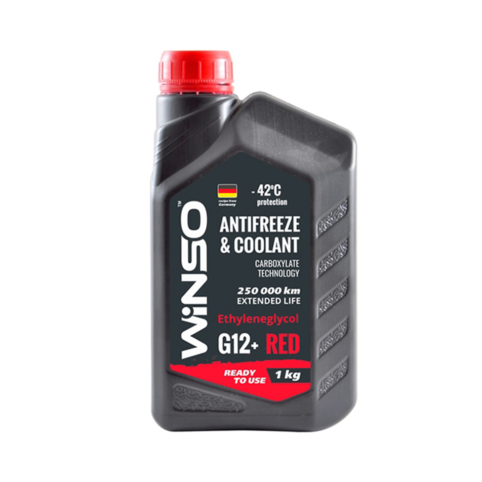 ANTIFREEZE WINSO RED G12+ (червоний) Антифриз готовий до використання 1kg (15шт/ящ)1
