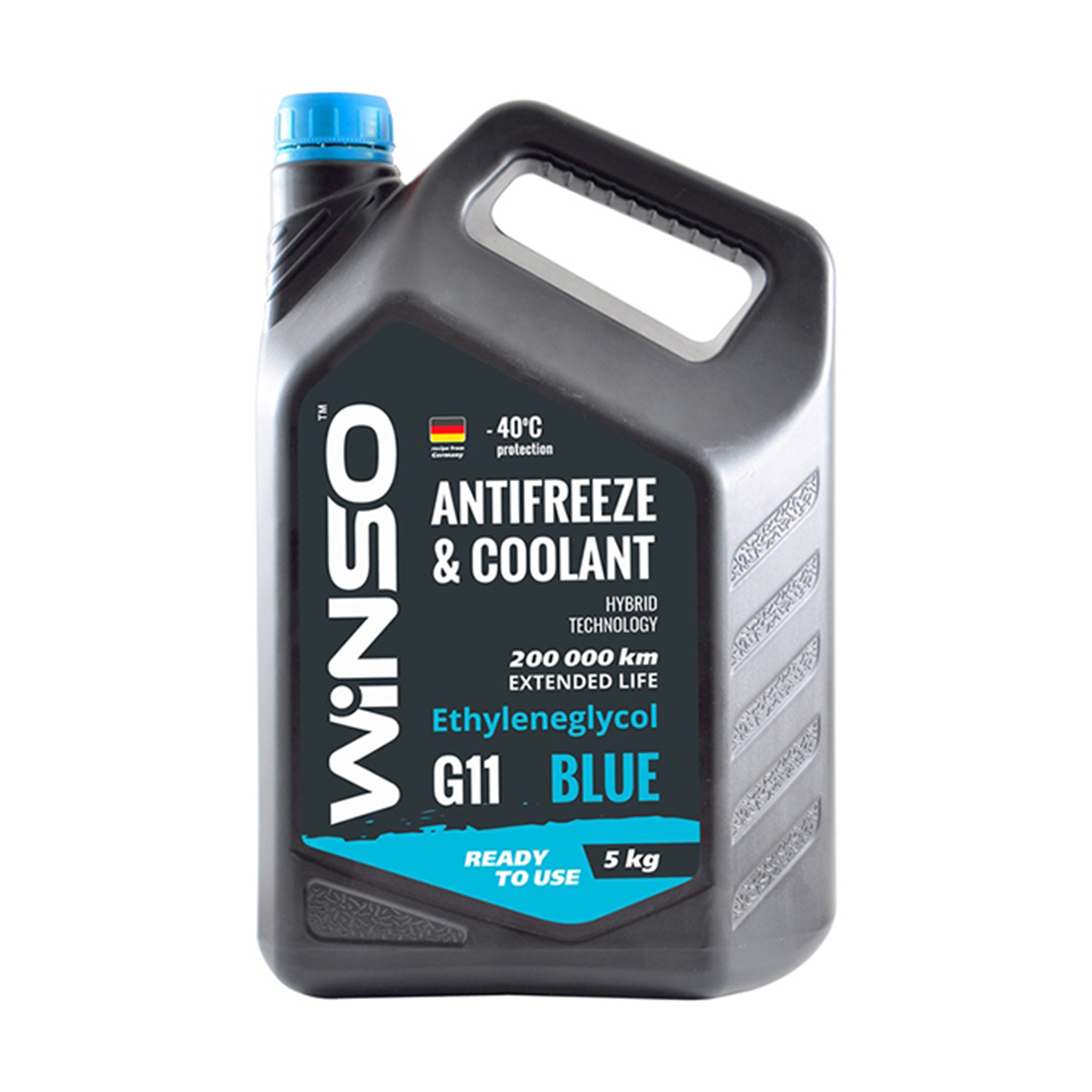 ANTIFREEZE WINSO BLUE G11 (синій)  Антифриз готовий до використання 5kg (4шт/ящ)1