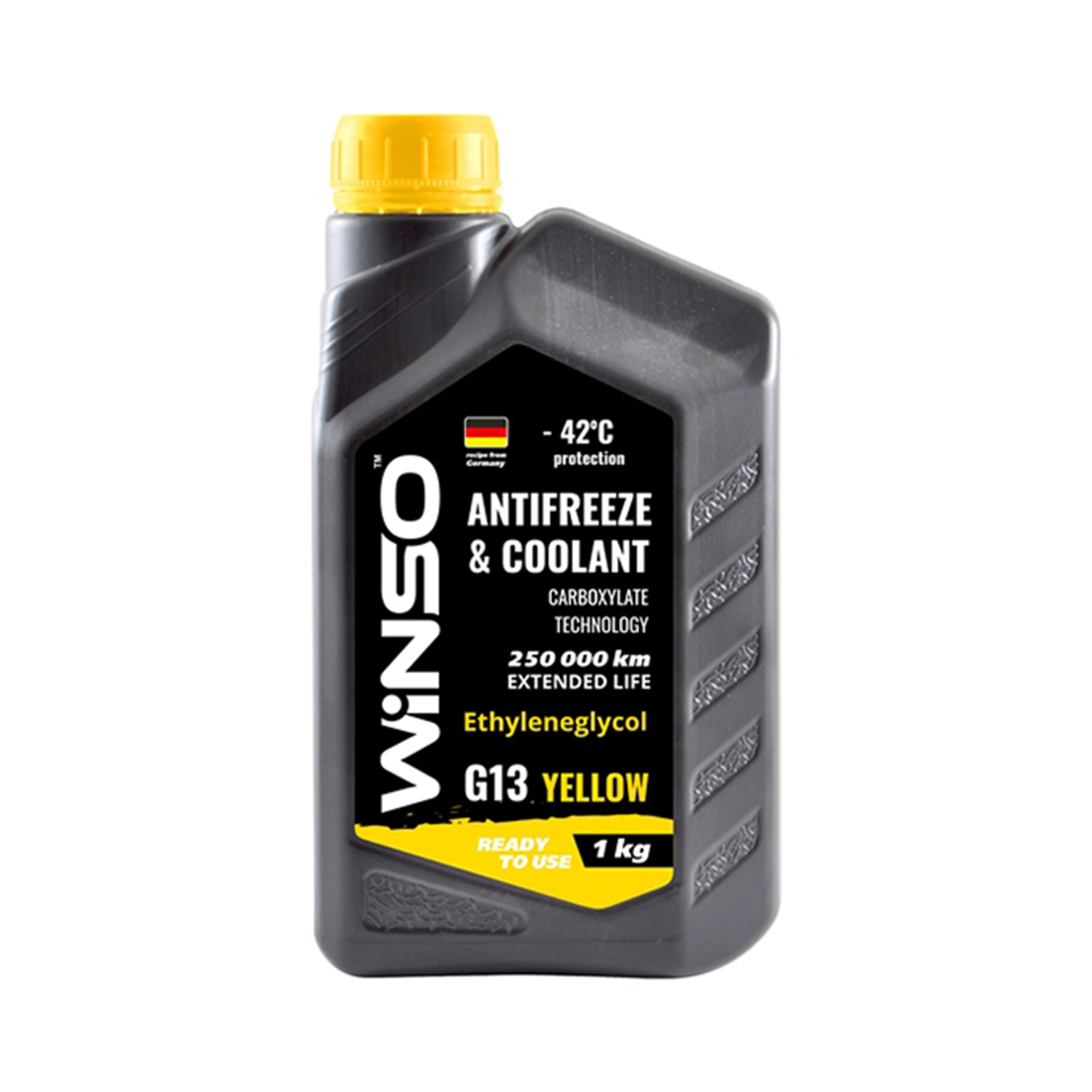 ANTIFREEZE WINSO YELLOW G13 (жовтий) Антифриз готовий до використання 1kg (15шт/ящ)1