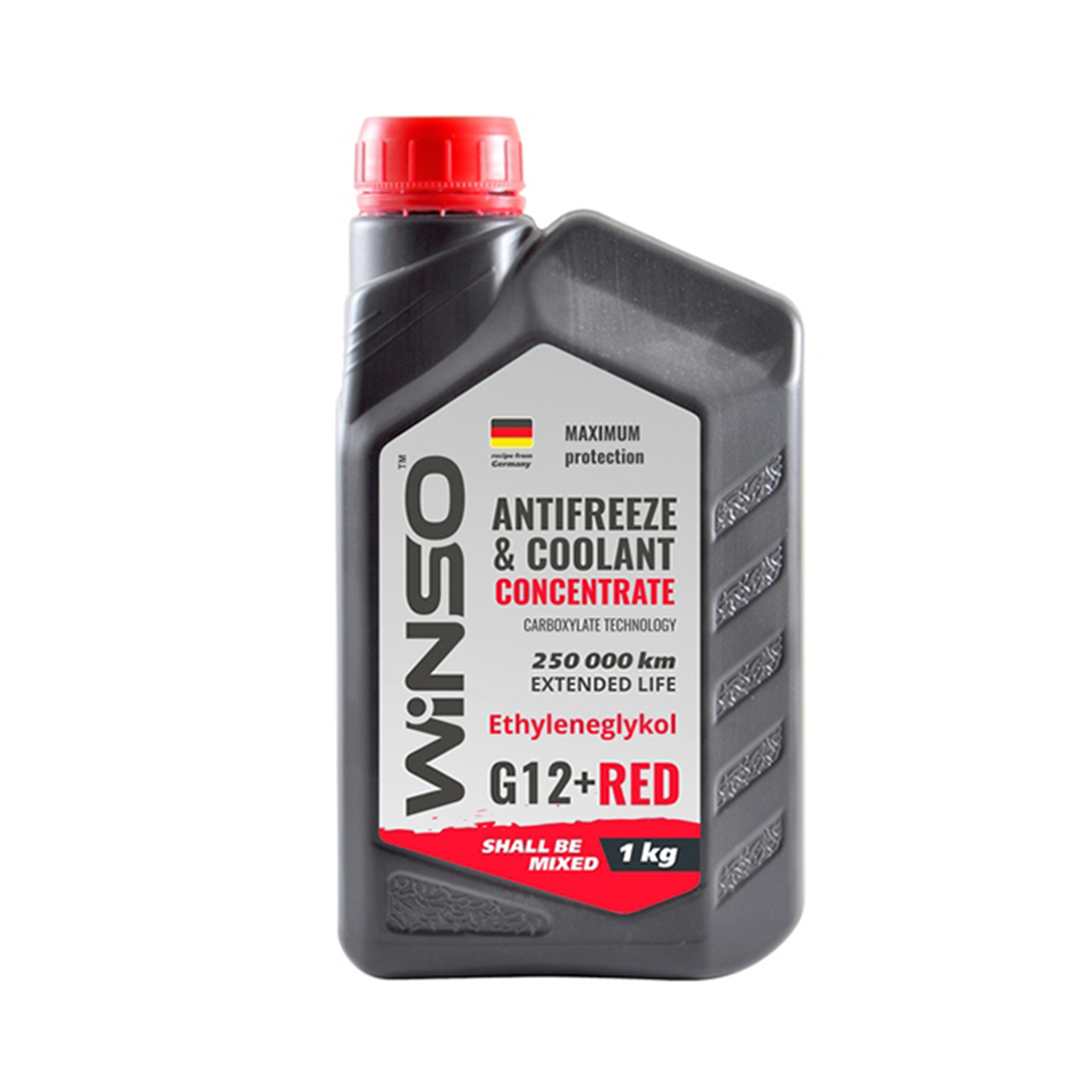 ANTIFREEZE & COOLANT CONCENTRATE WINSO RED G 12+ Антифриз концентрат 1kg (15шт/ящ)1
