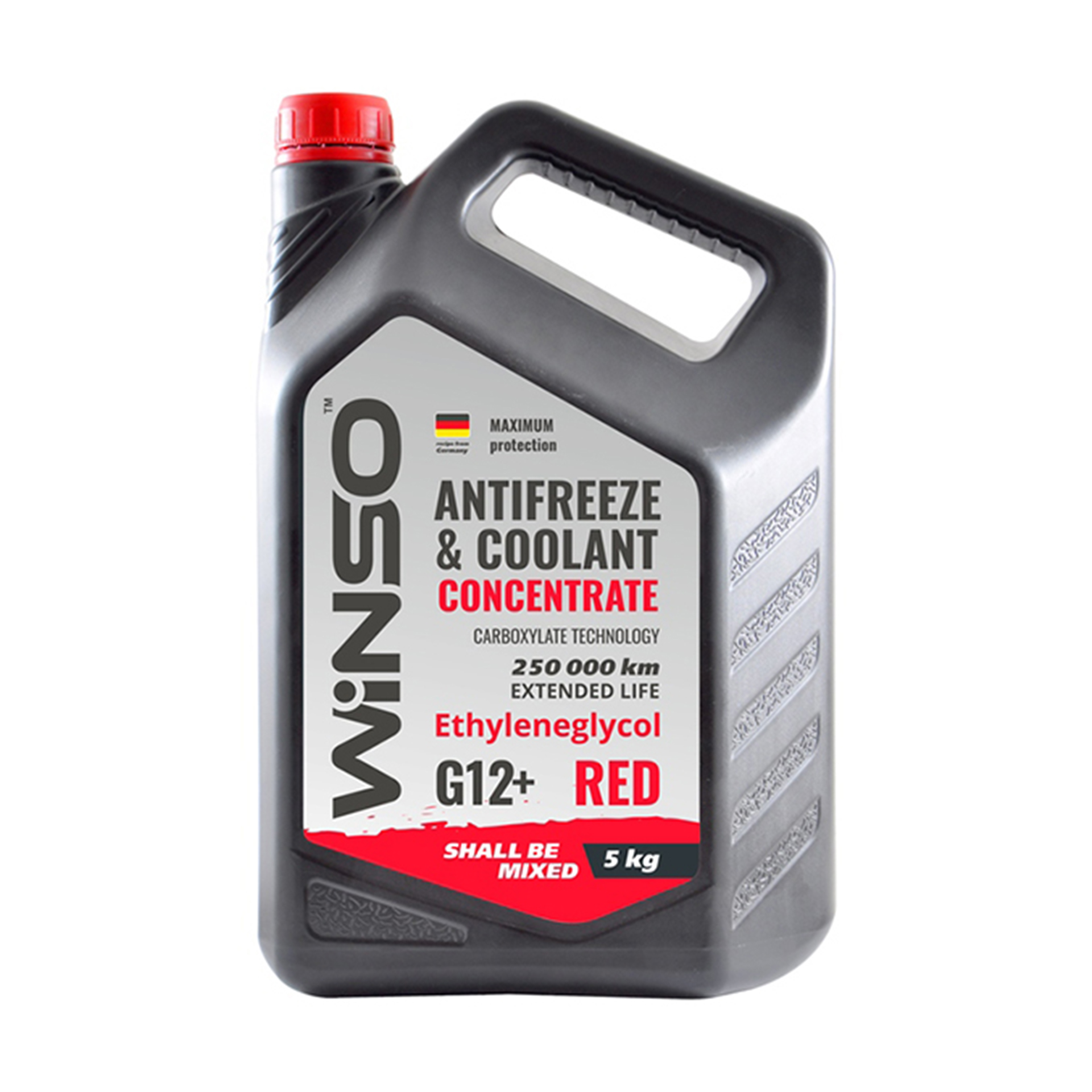 ANTIFREEZE & COOLANT CONCENTRATE WINSO RED G 12+ Антифриз концентрат 5kg (4шт/ящ)1
