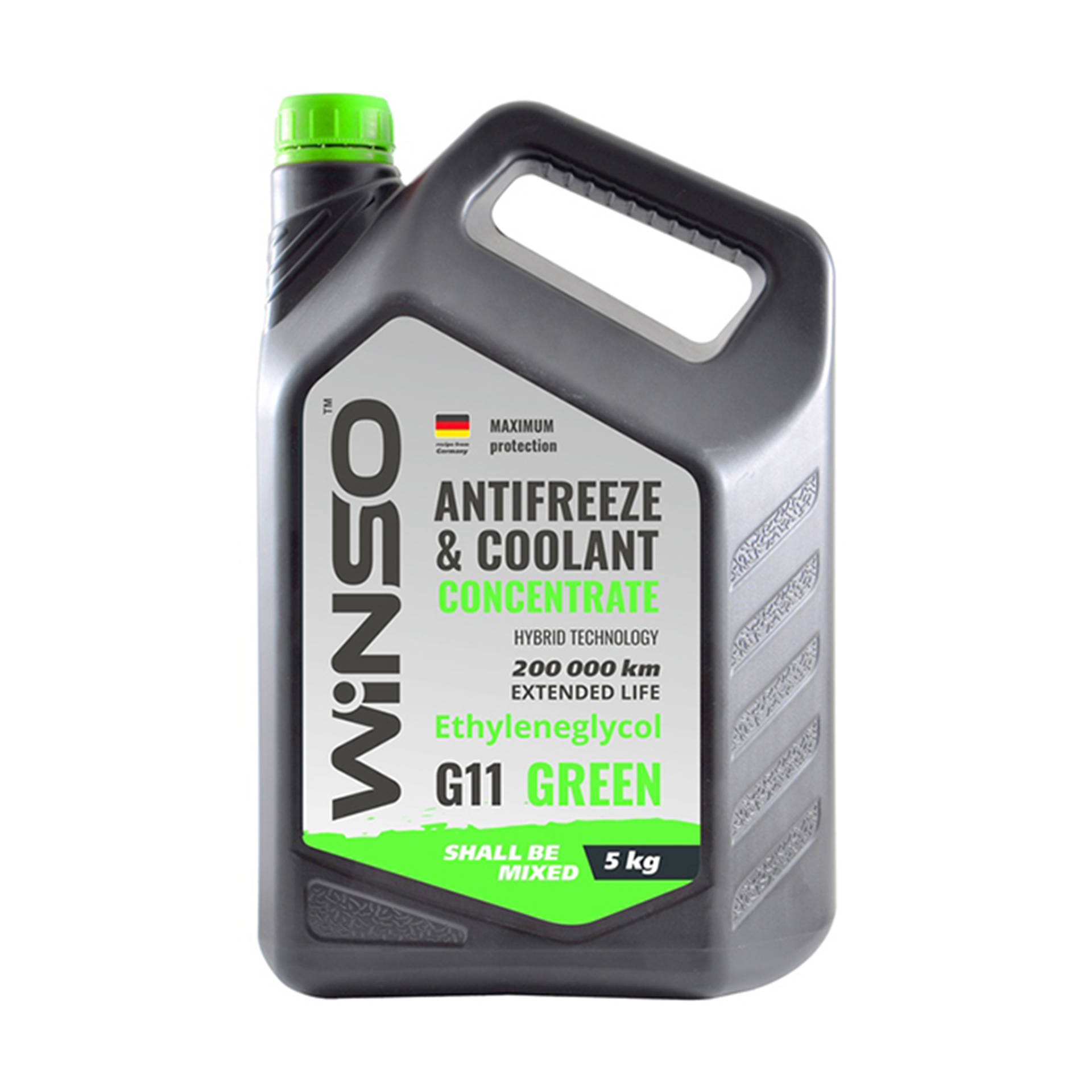 ANTIFREEZE & COOLANT CONCENTRATE WINSO GREEN G11 Антифриз концентрат 5kg (4шт/ящ)1