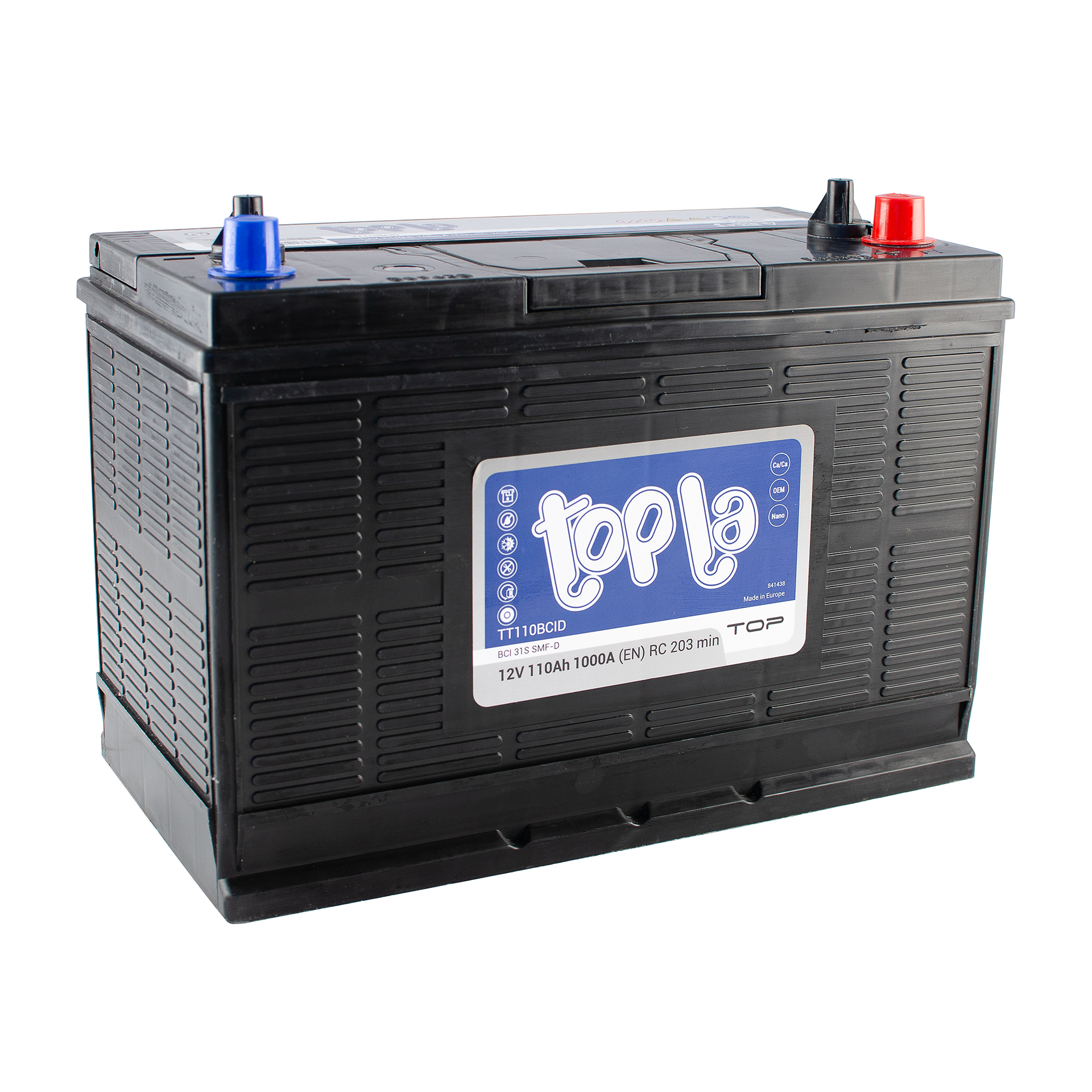 110 Ah/12V TOP (0)  DP на гвинт (John Deere)1