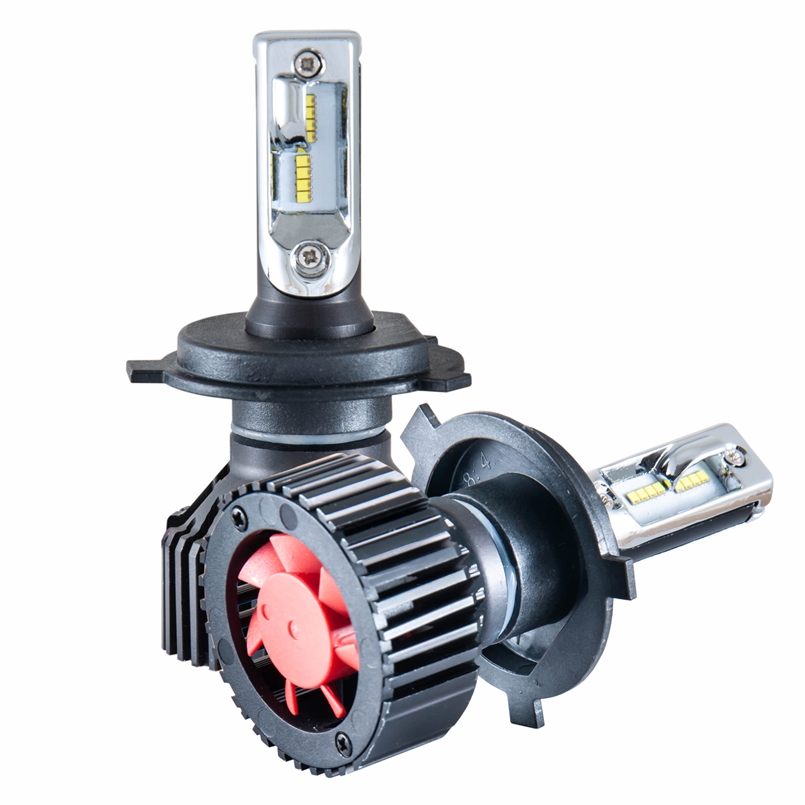 SOLAR LED  H4 12/24V 6500K 8000Lm 60W ZES Chip (50шт.)1