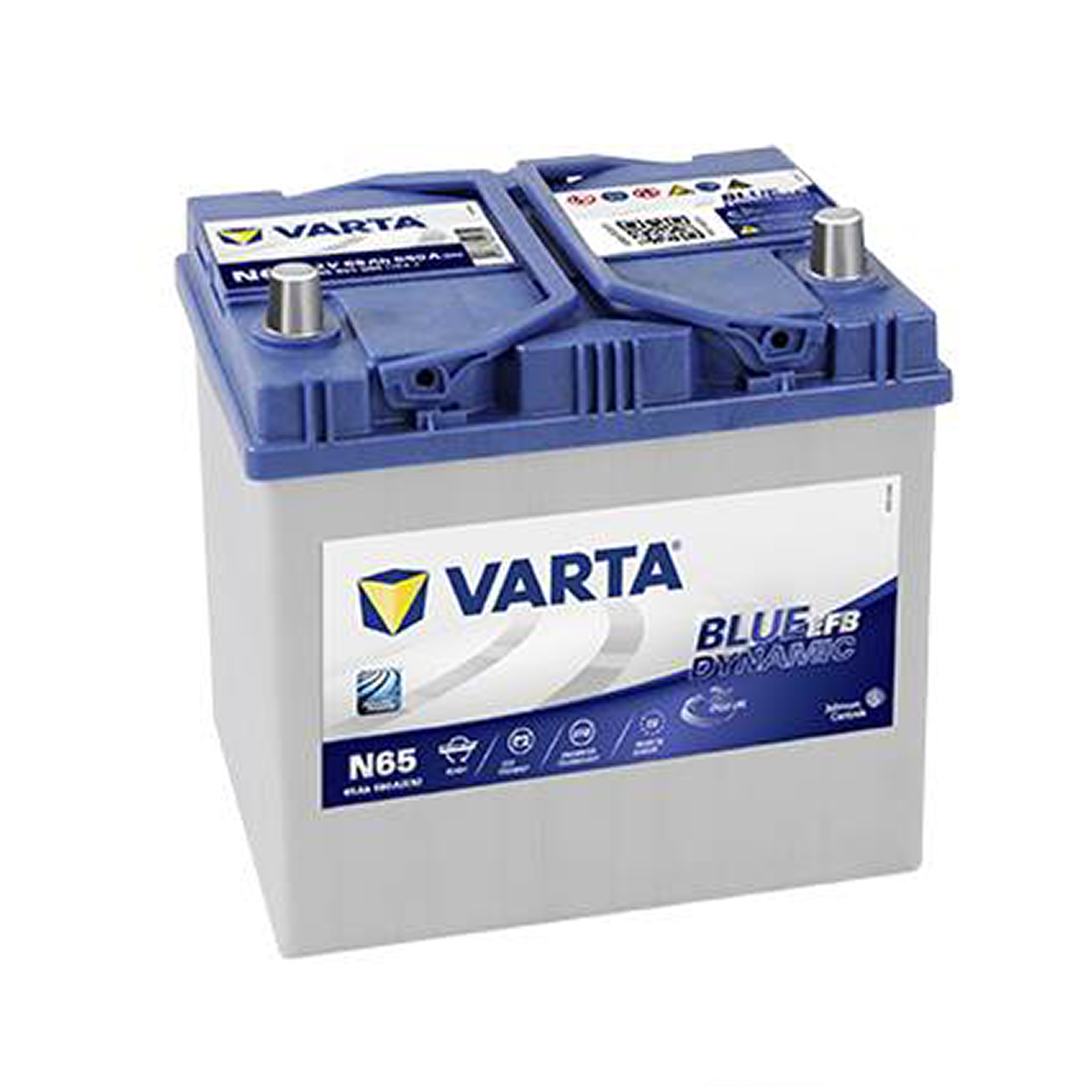 VARTA 65Ач  Blue Dynamic  EFB  АЗИЯ   N65 (0)1