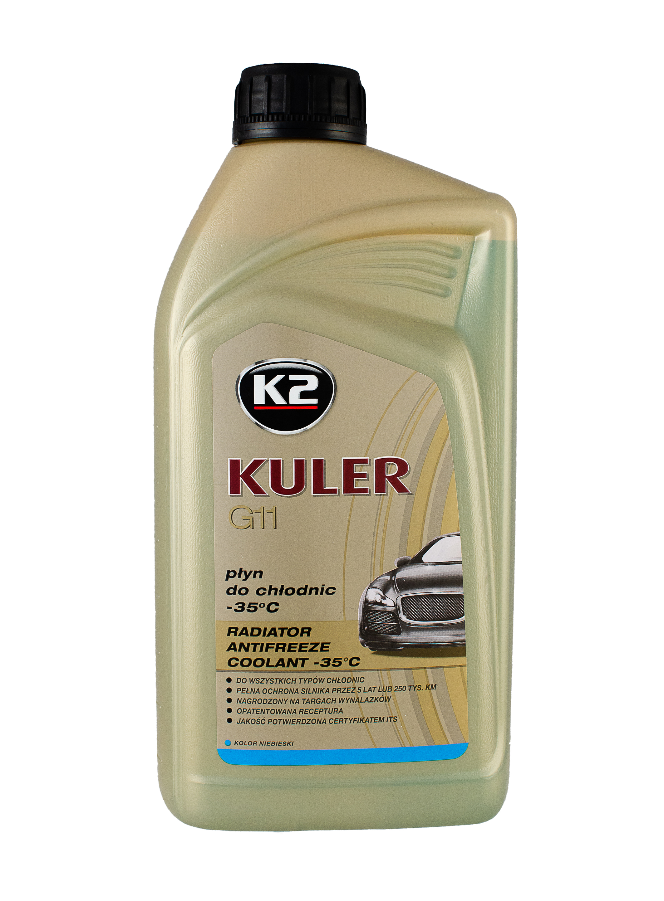 K2 KULER -35C 1L BLUE, антифриз синій1