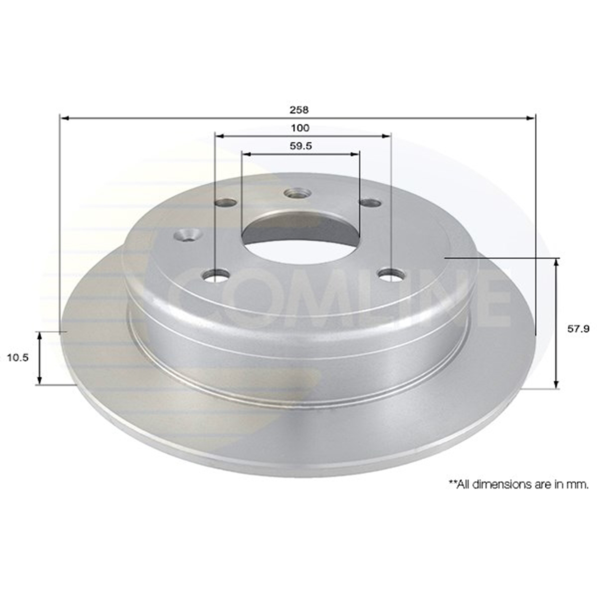 ADC1079 Comline - Диск гальмівний1