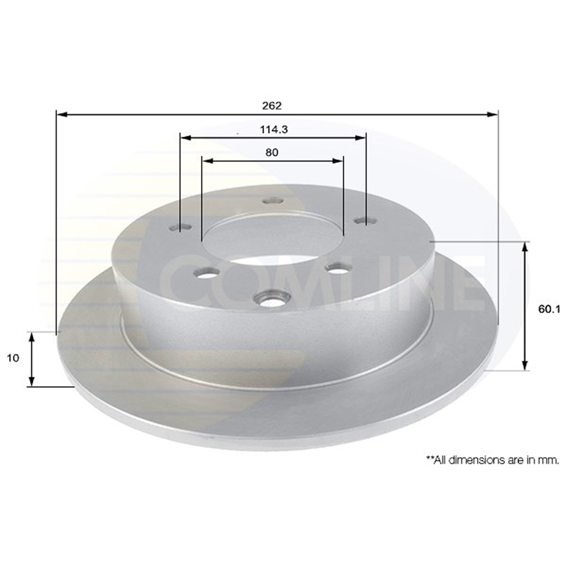ADC0382 Comline - Диск гальмівний1
