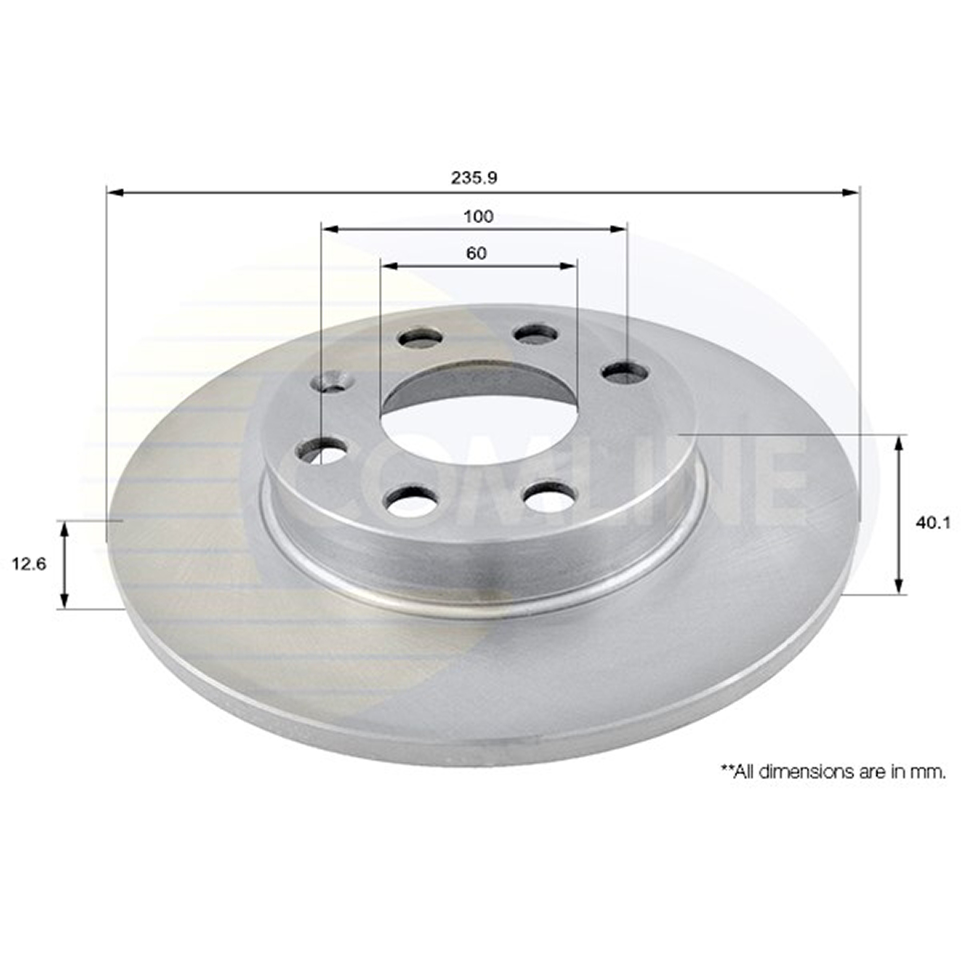 ADC1101 Comline - Диск гальмівний1