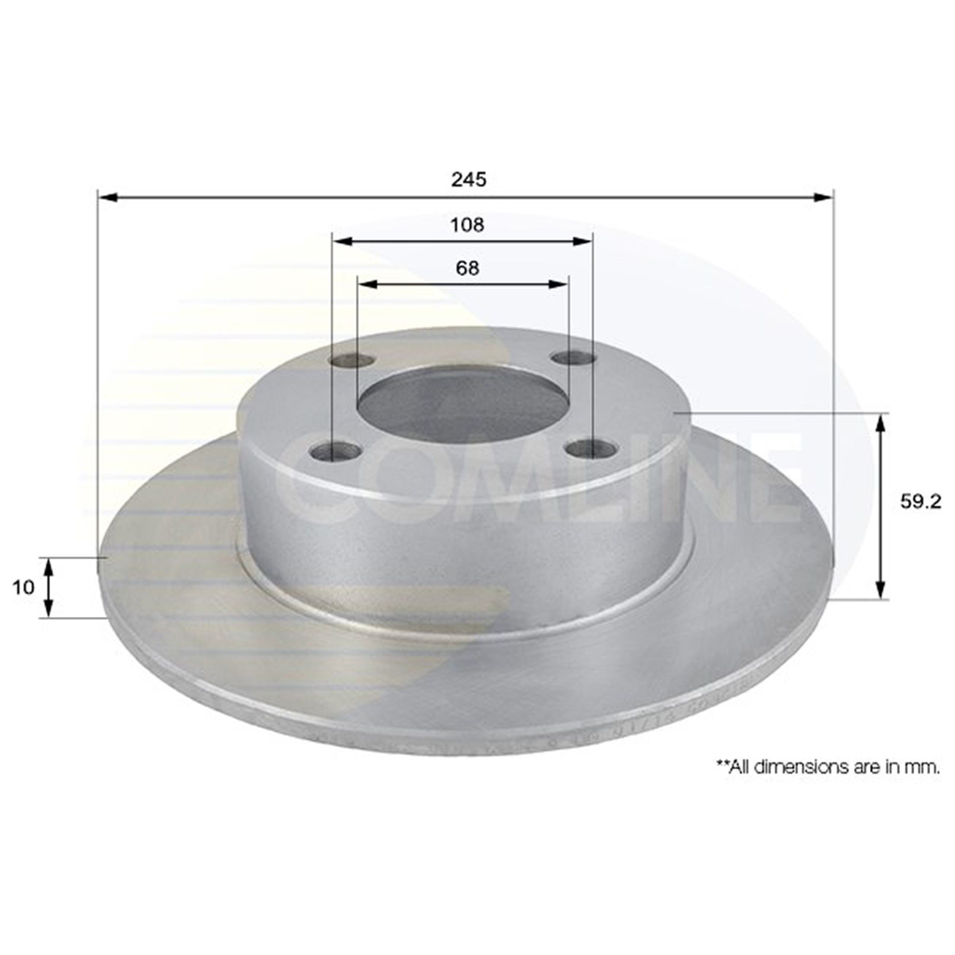 ADC1423 Comline - Диск гальмівний1