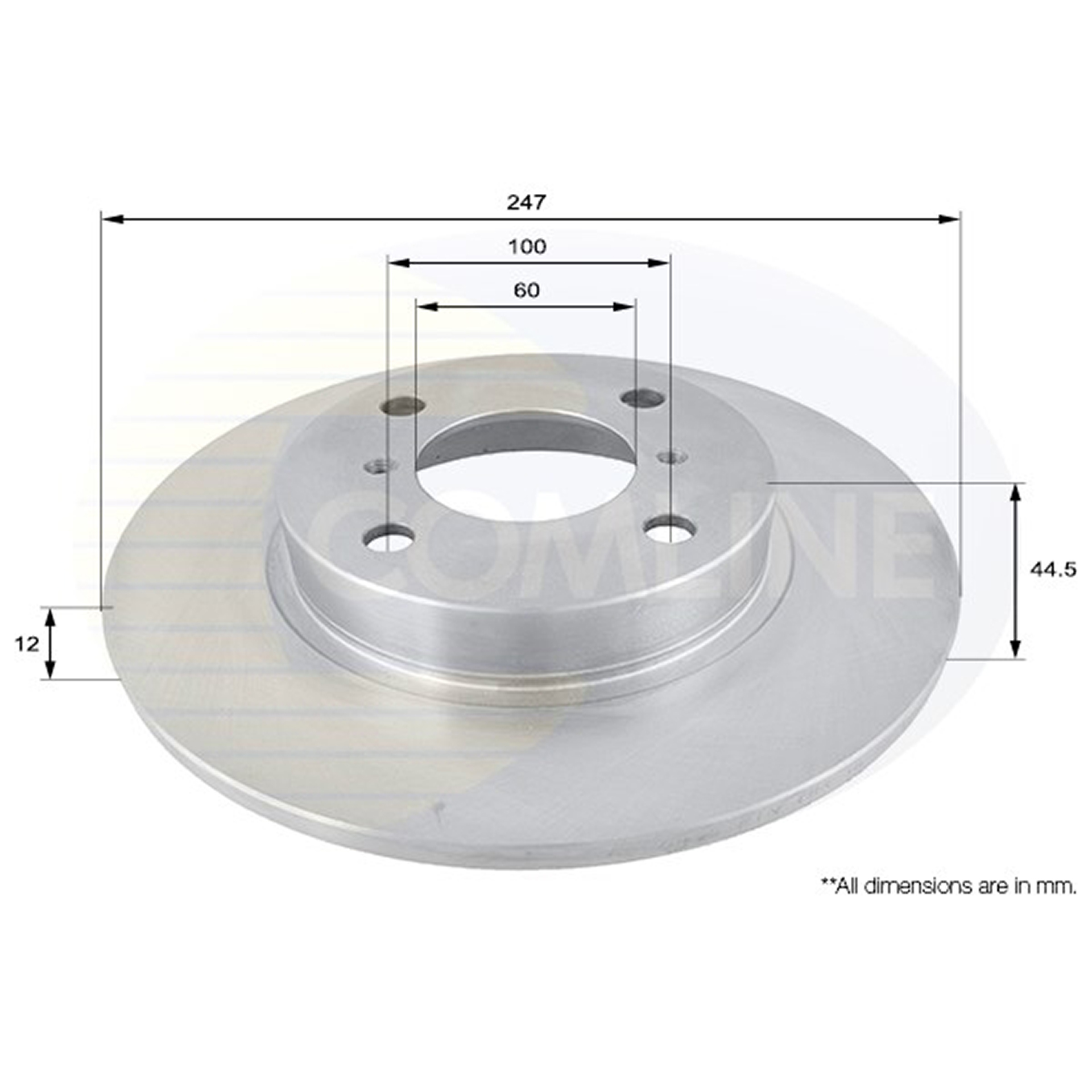 ADC0918 Comline - Диск гальмівний1