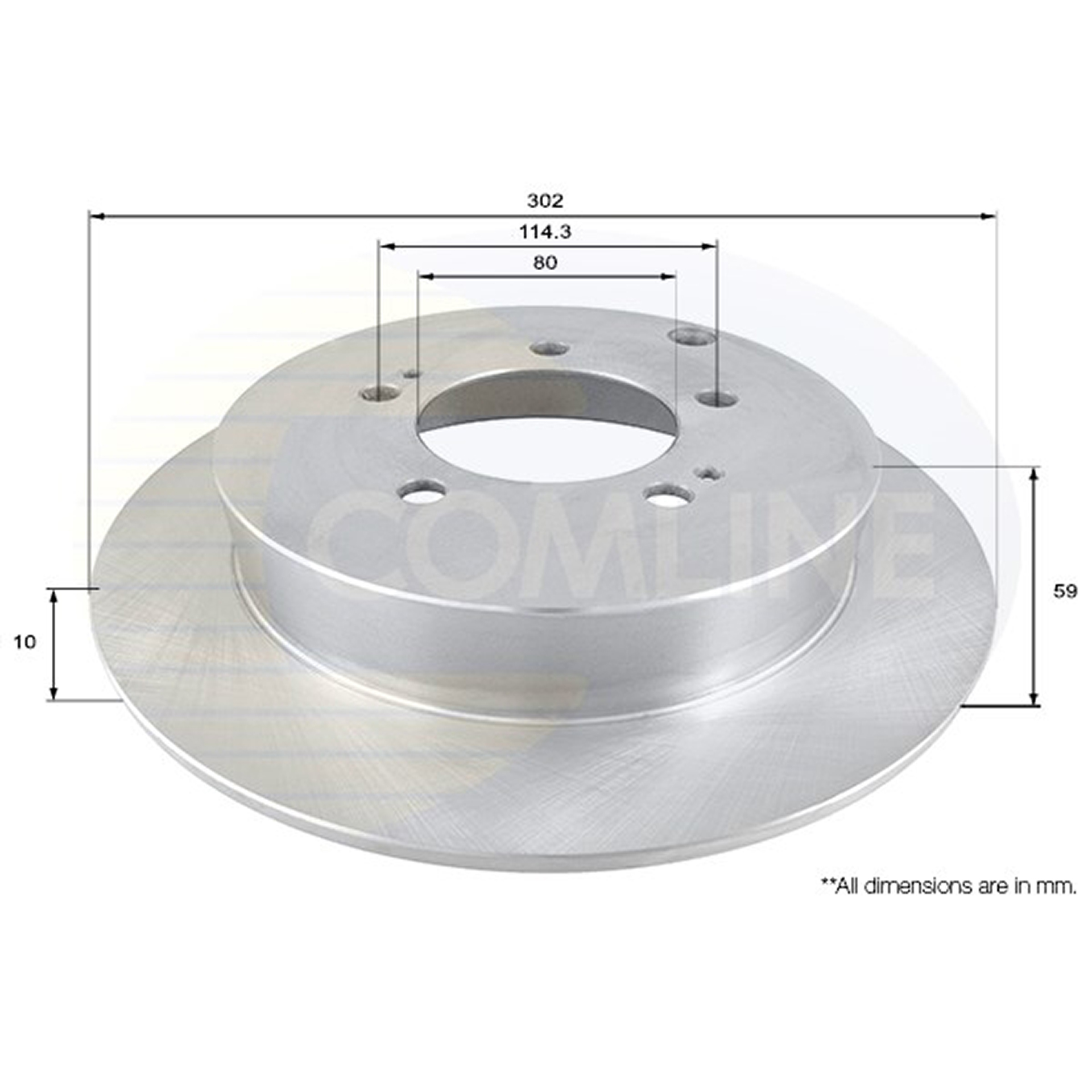 ADC1586 Comline - Диск гальмівний з покриттям1