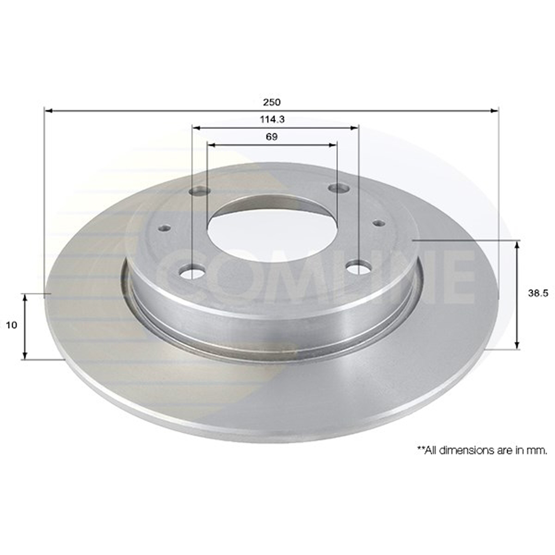 ADC0372 Comline - Диск гальмівний1