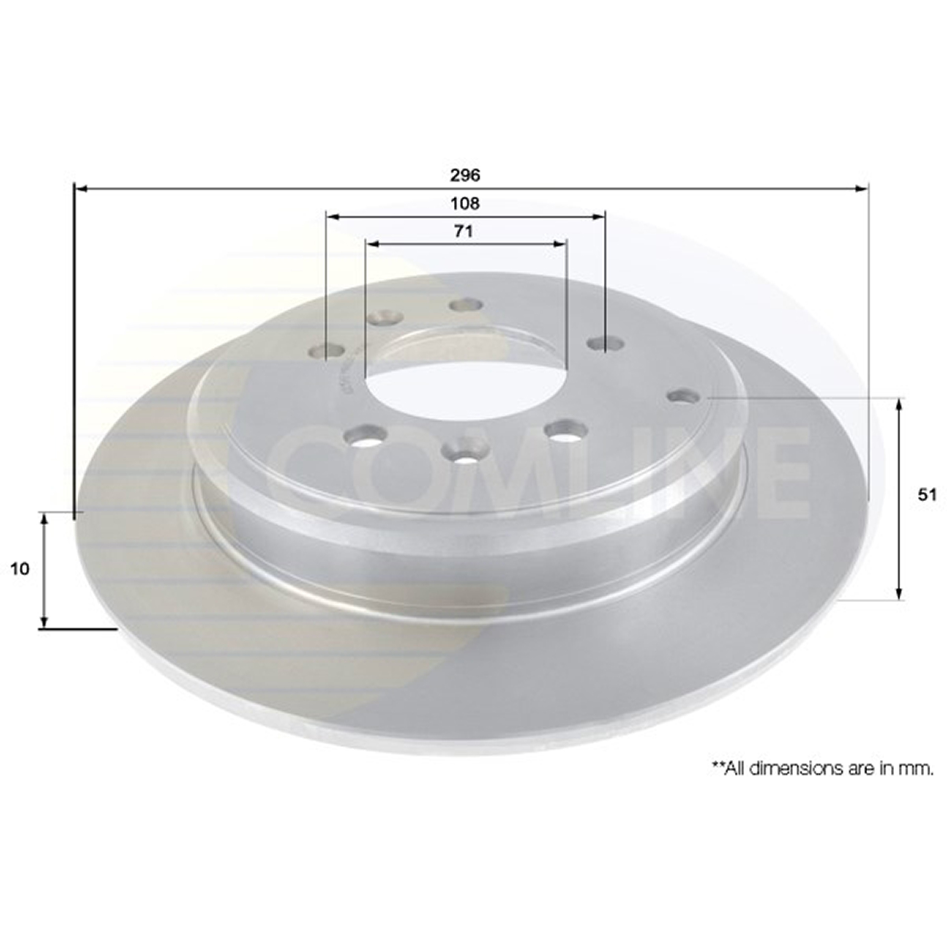 ADC1549 Comline - Диск гальмівний1