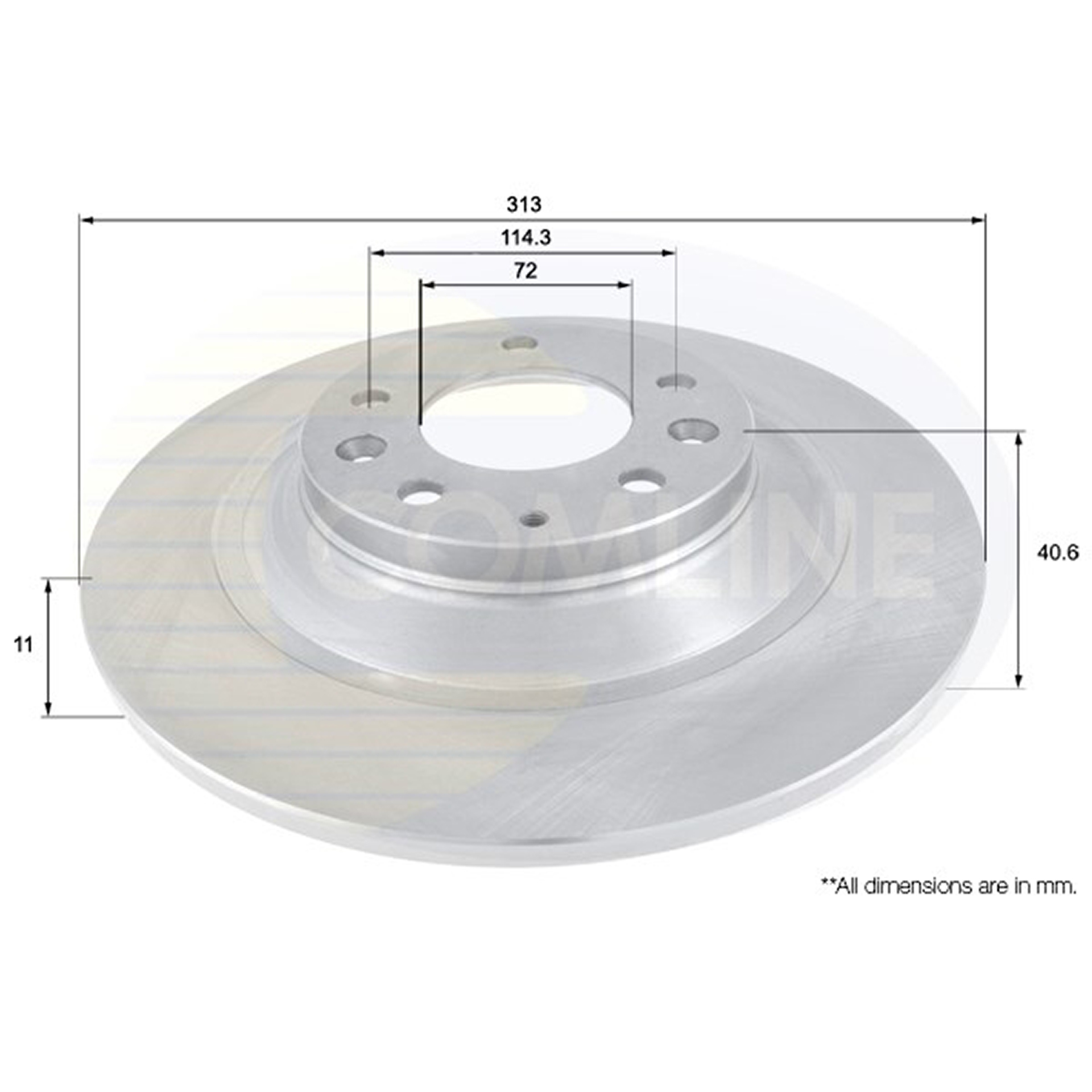 ADC0467 Comline - Диск гальмівний1