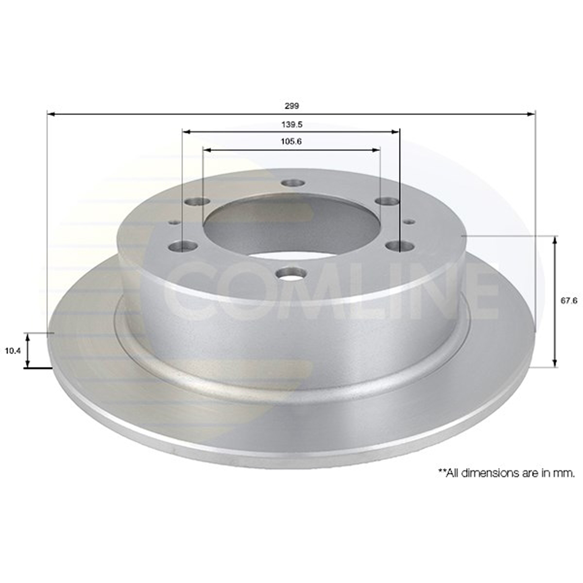 ADC1016 Comline - Диск гальмівний1