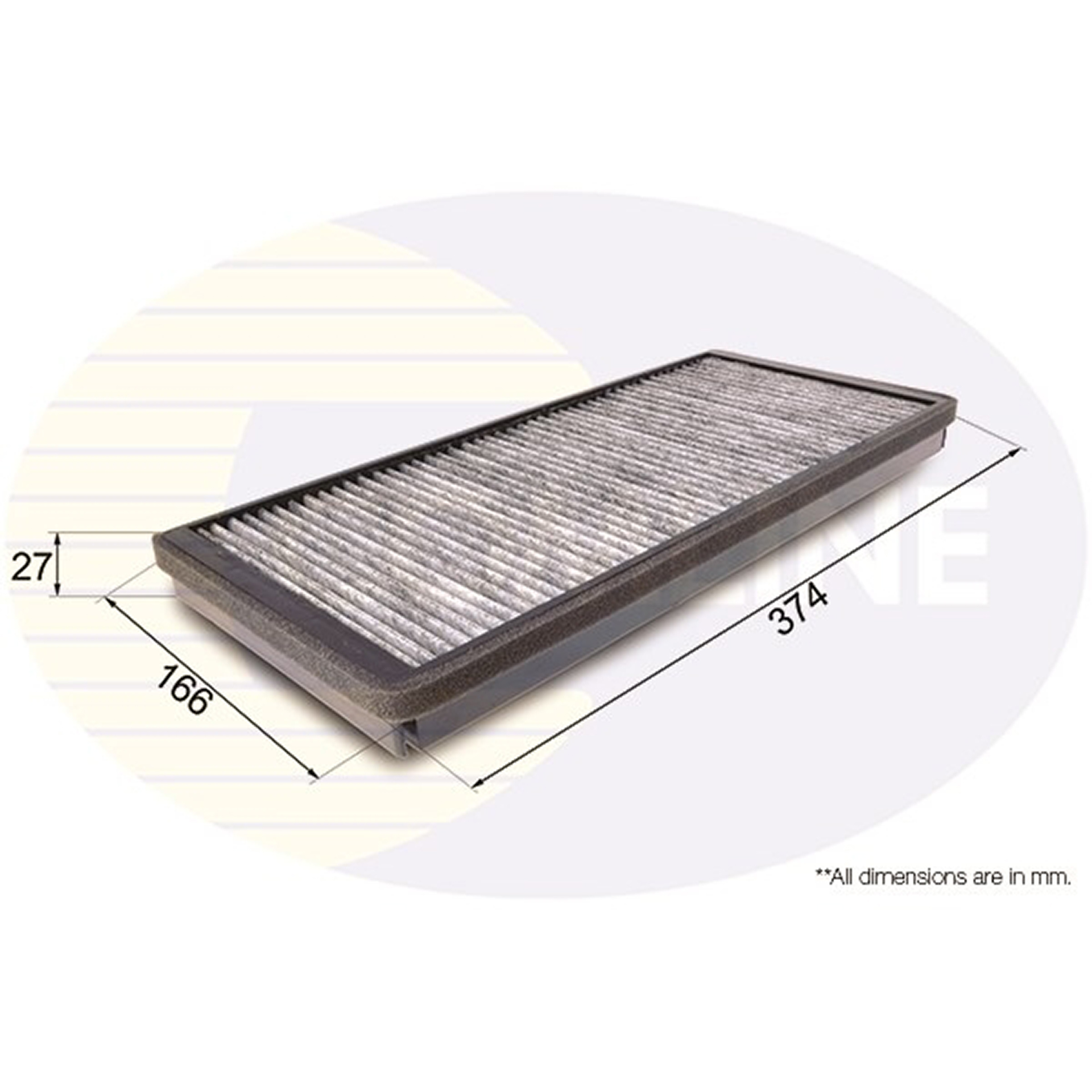 EKF248A Comline - Фільтр салону ( аналогWP6984/LA83 )1