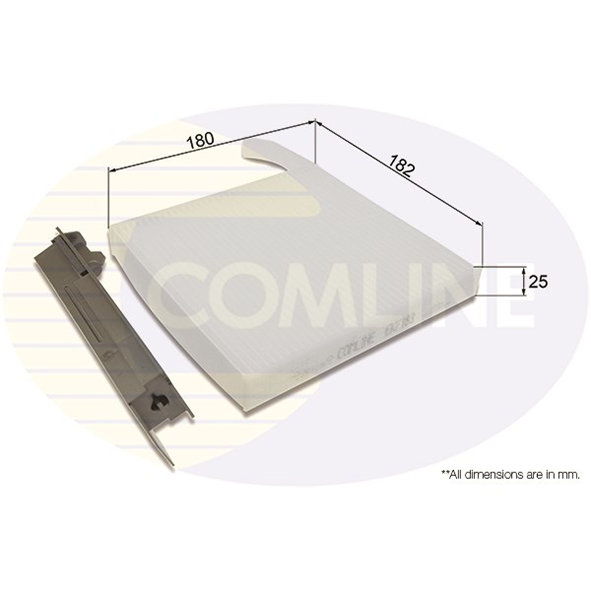 EKF183 Comline - Фільтр салону ( аналогWP6990/LA230 )1