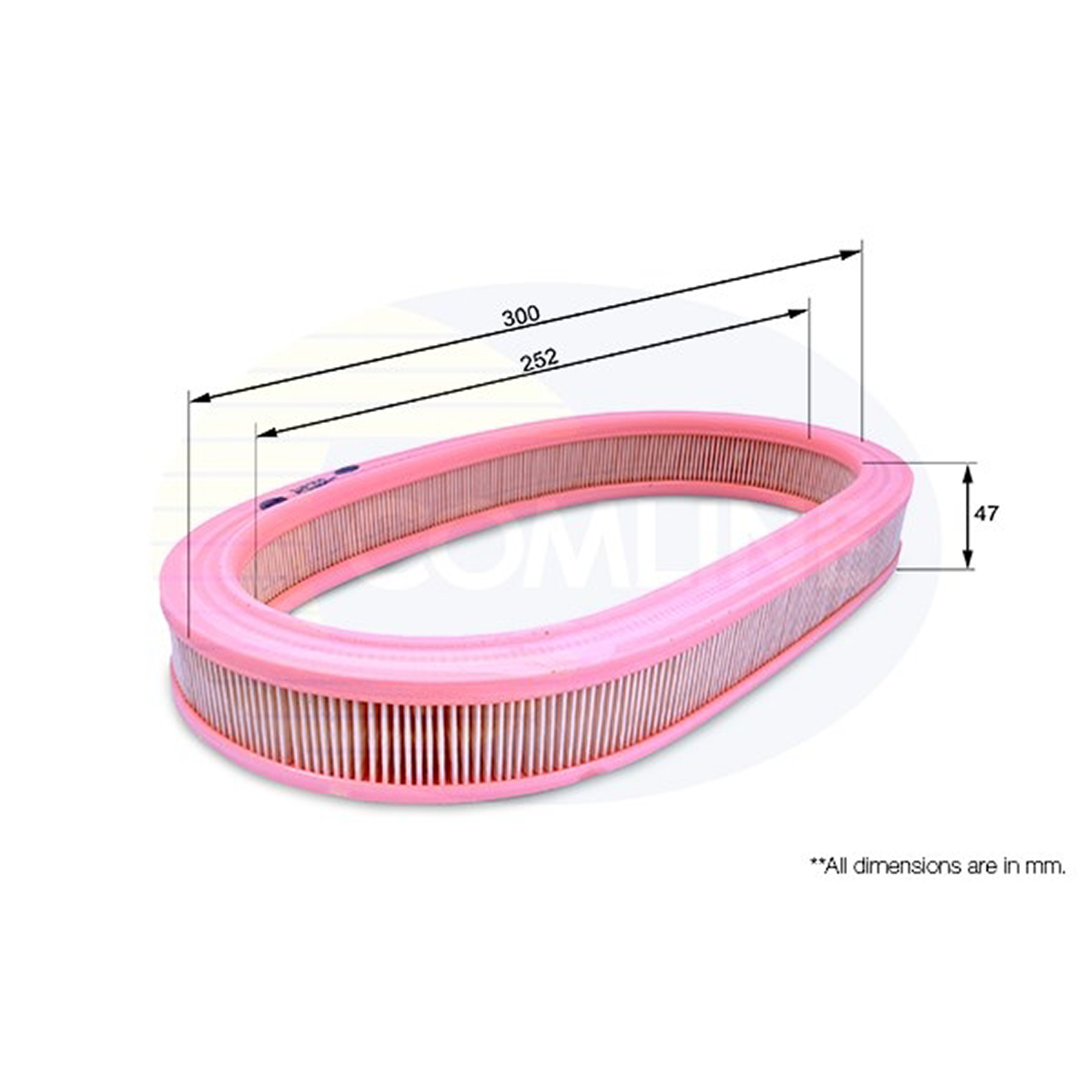 EAF004 Comline - Фільтр повітря ( аналогWA6003/LX527 )1