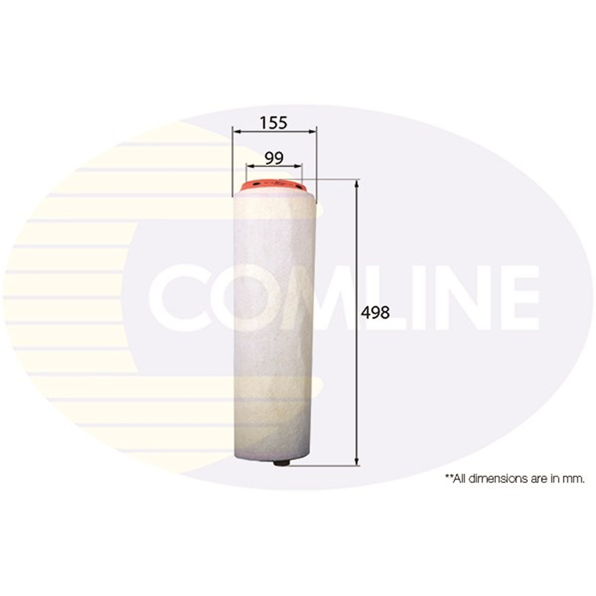 EAF079 Comline - Фільтр повітря ( аналогWA6574/LX818 )1