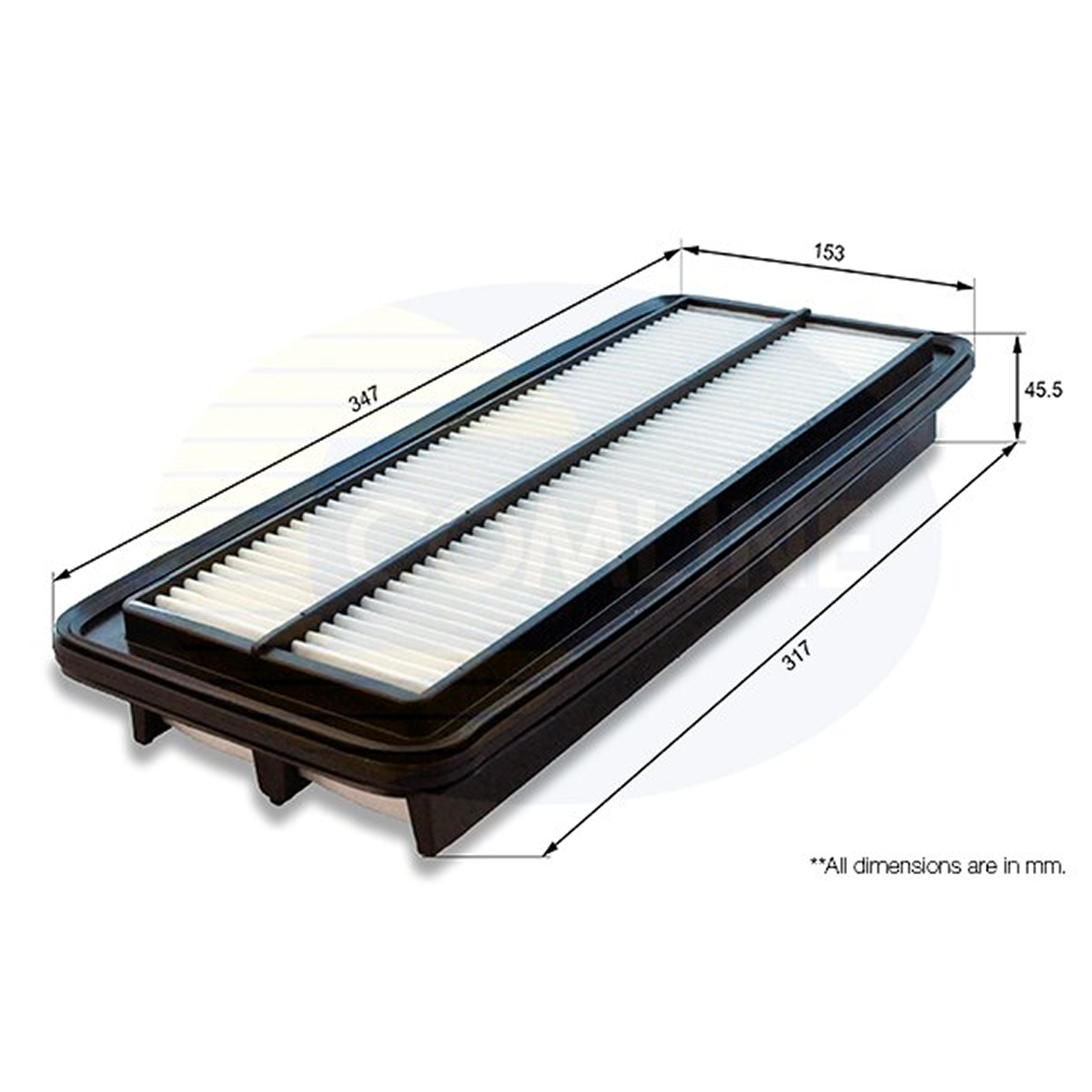 EAF742 Comline - Фільтр повітря ( аналогWA9674/LX3601 )1