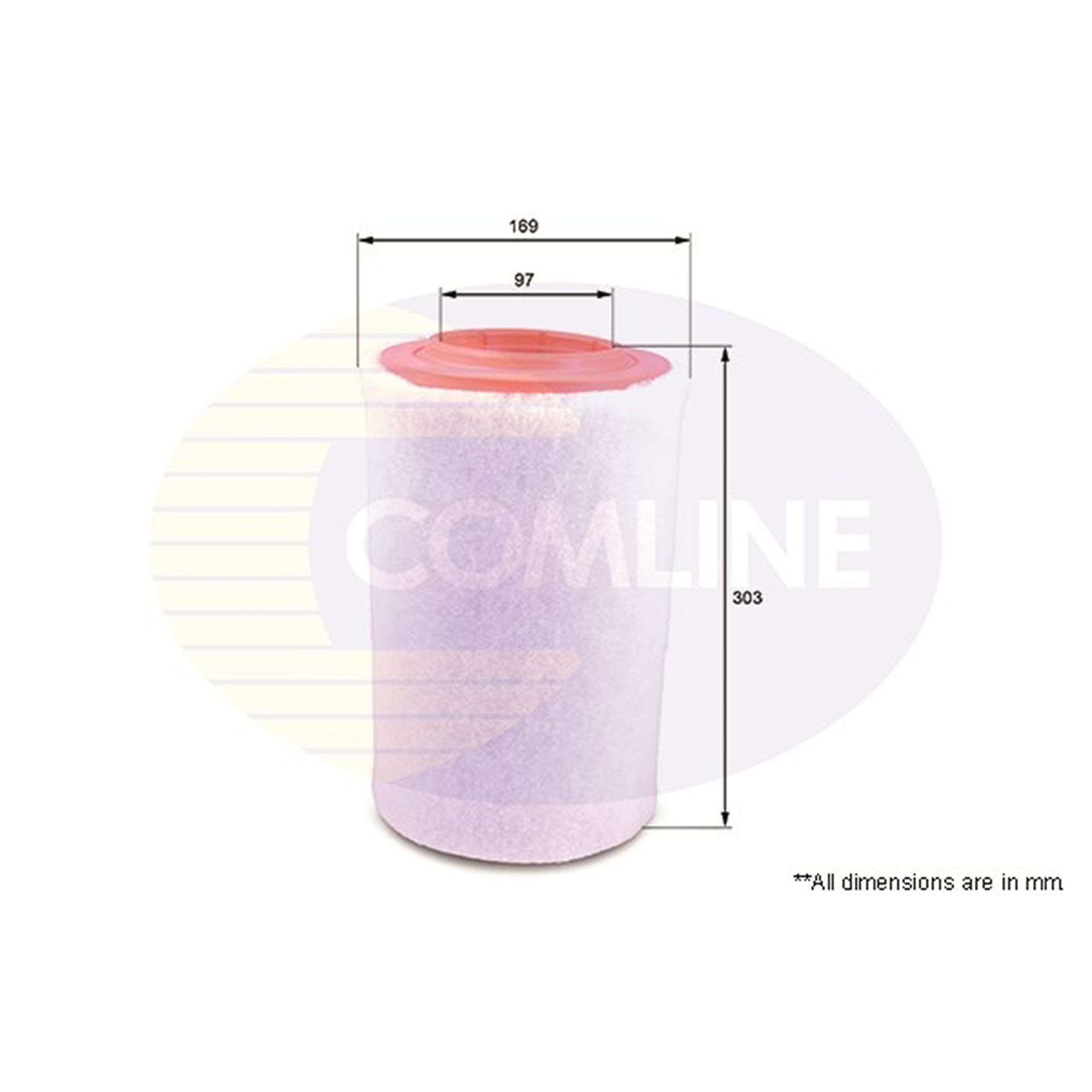 EAF718 Comline - Фільтр повітря ( аналогWA9523/LX2059 )1