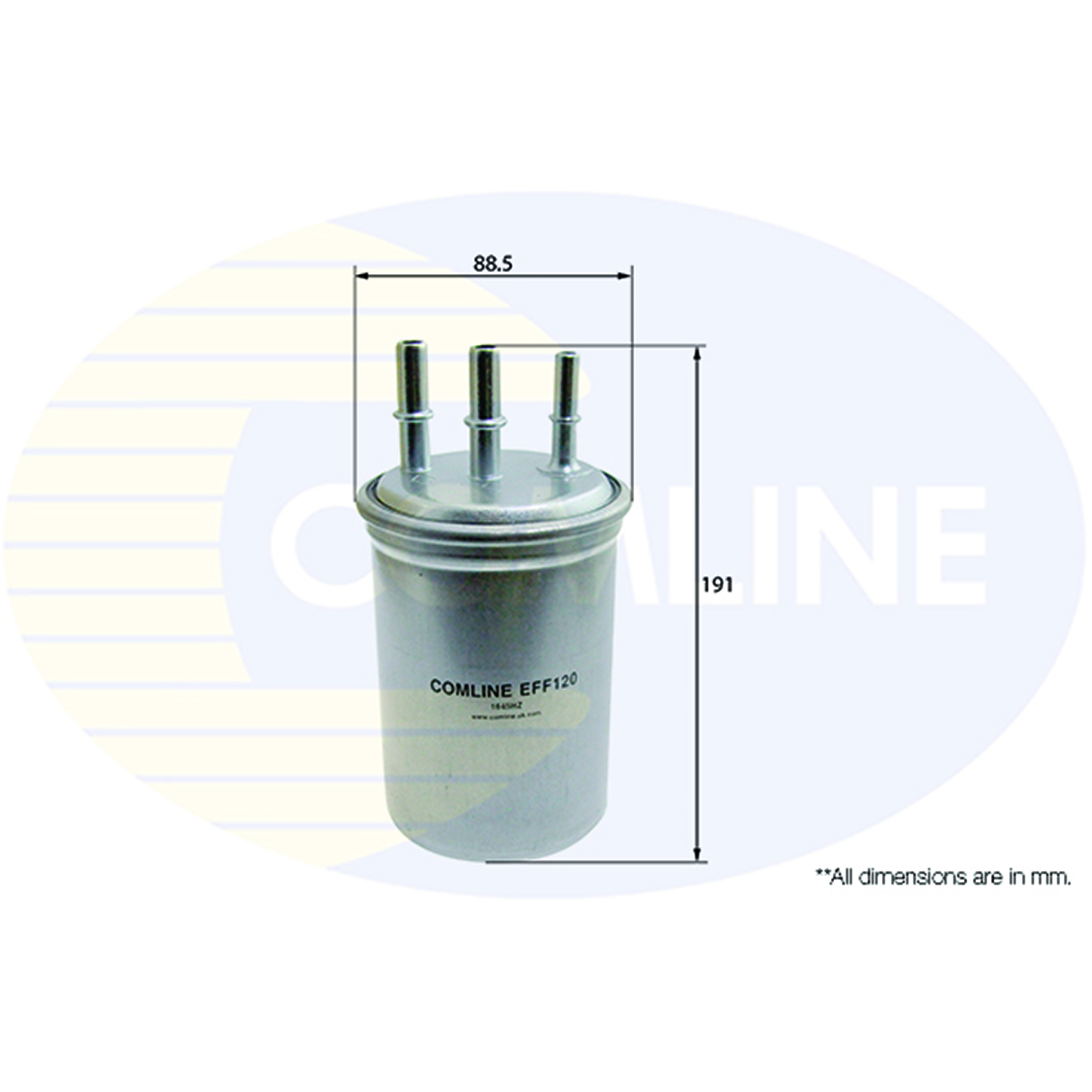 EFF120 Comline - Фільтр палива ( аналогWF8268/KL446 )1