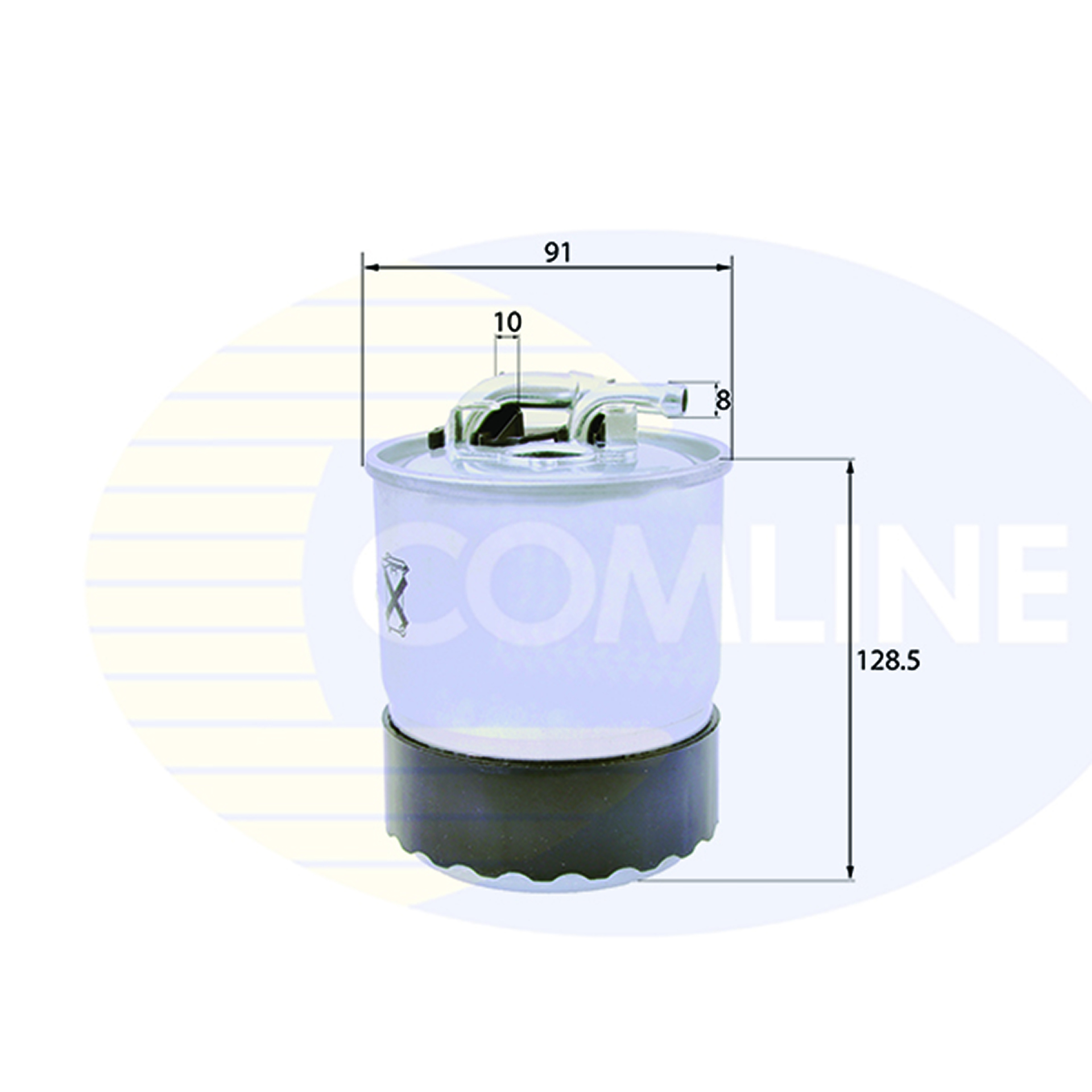 EFF178 Comline - Фільтр палива ( аналогWF8353/KL228/2D )1