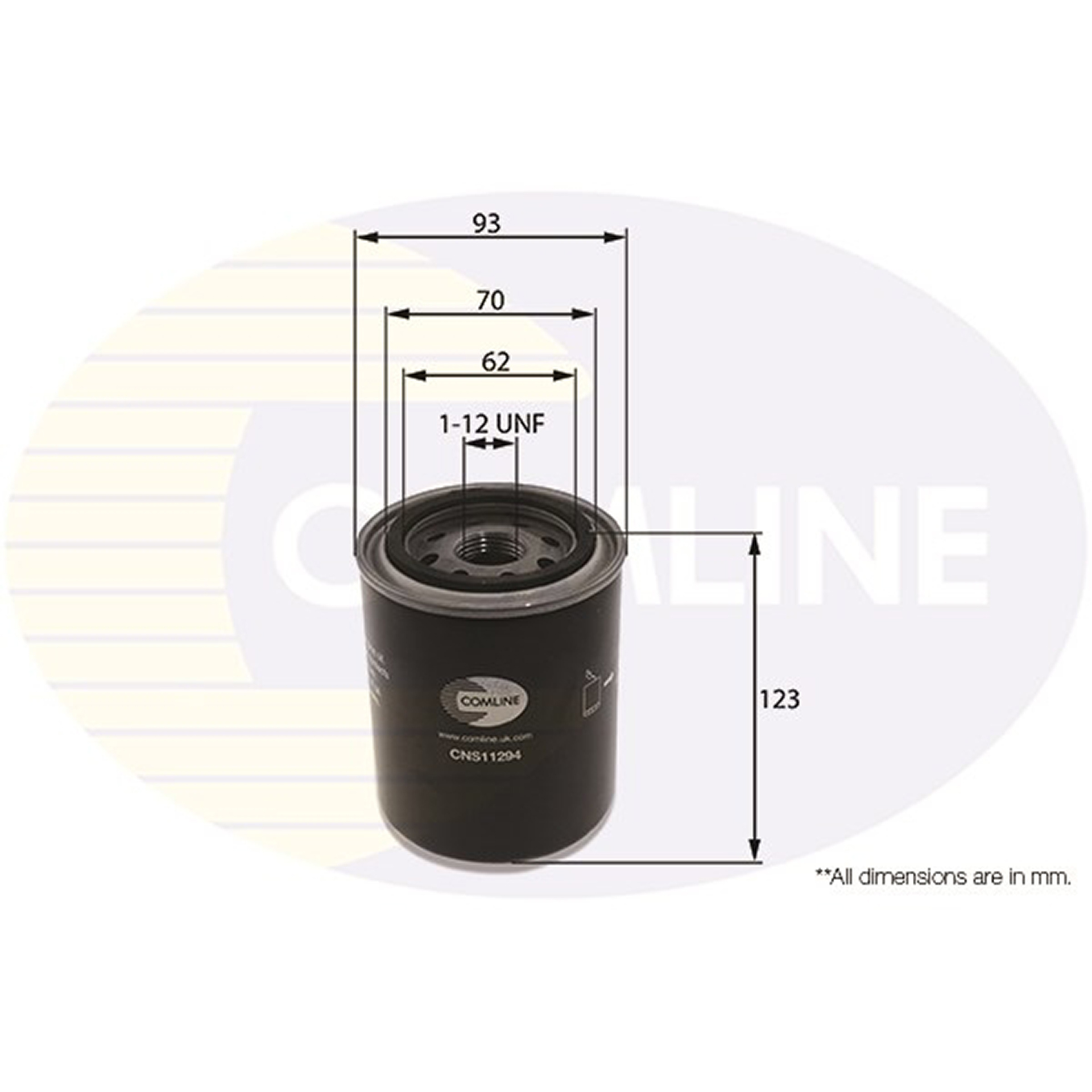 CNS11294 Comline - Фільтр оливи ( аналогWL7155/OC273 )1