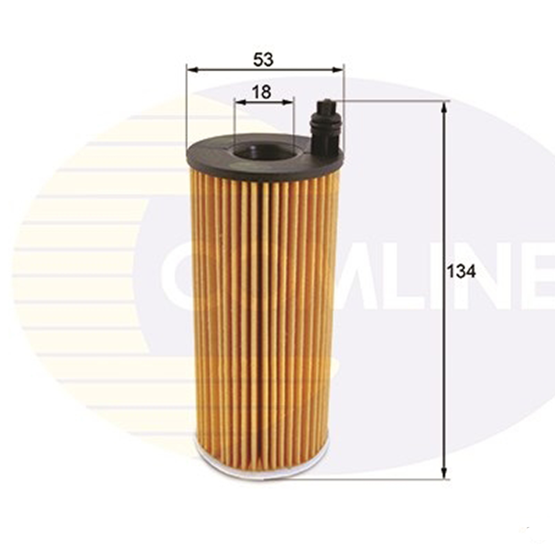 EOF242 Comline - Фільтр оливи ( аналогWL7487/OX404D )1