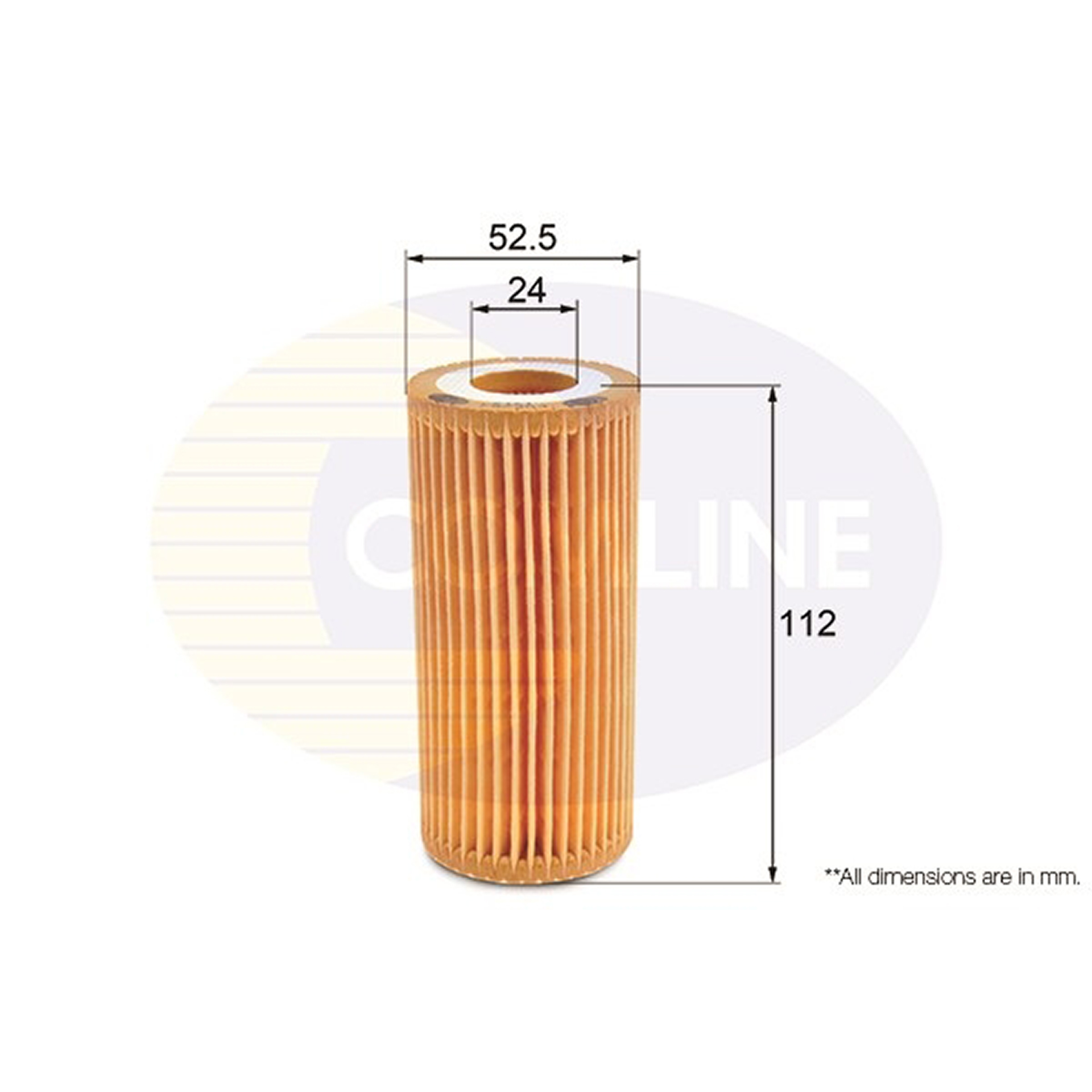 EOF264 Comline - Фільтр оливи ( аналогWL7507/OX835D )1