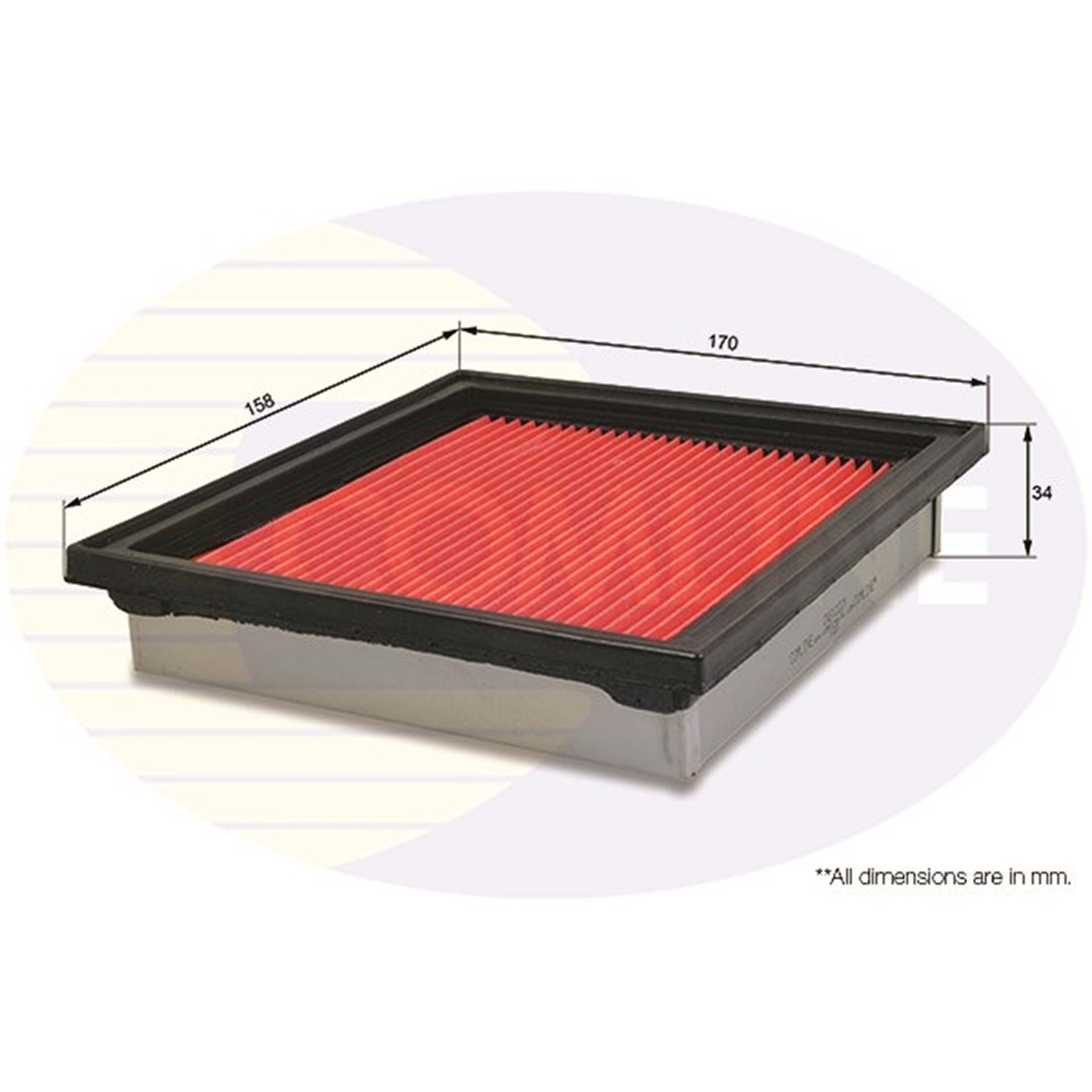 CNS12221 Comline - Фільтр повітря ( аналогWA6305/LX1270 )1