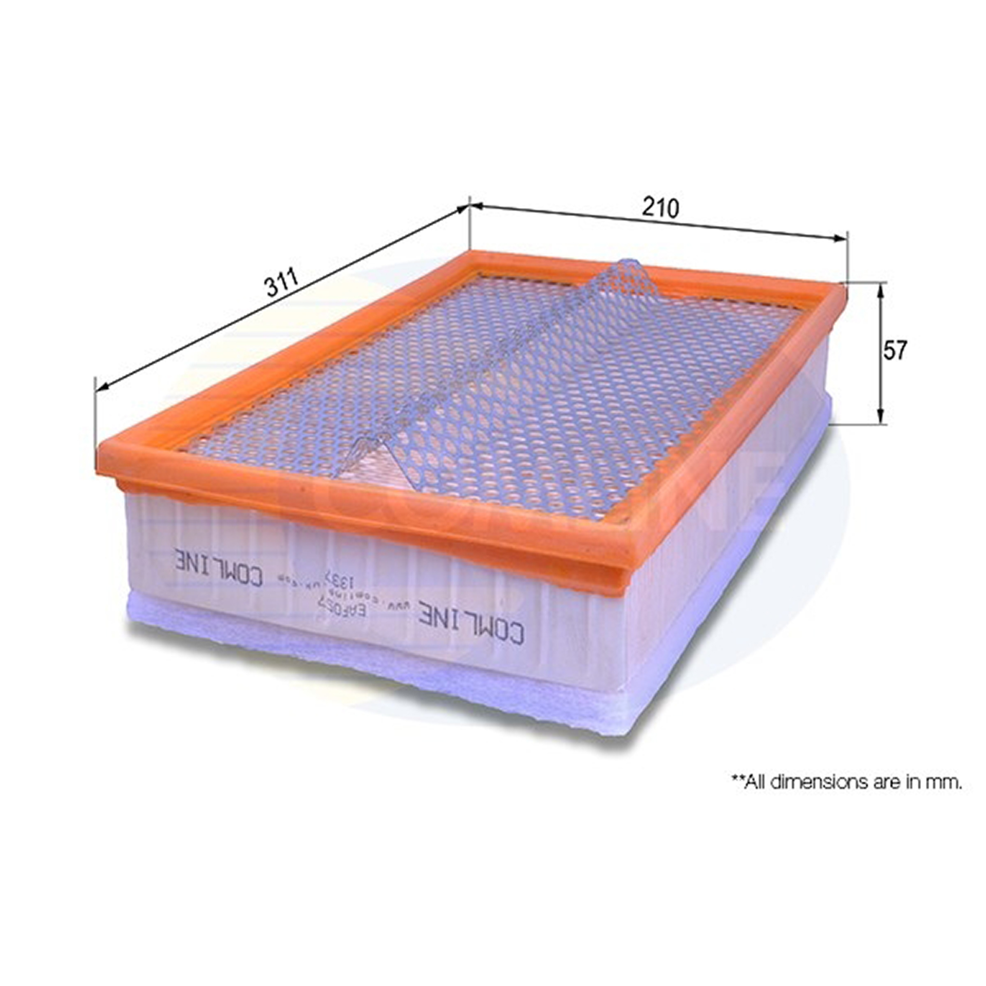 EAF057 Comline - Фільтр повітря ( аналогWA6346/LX688 )1