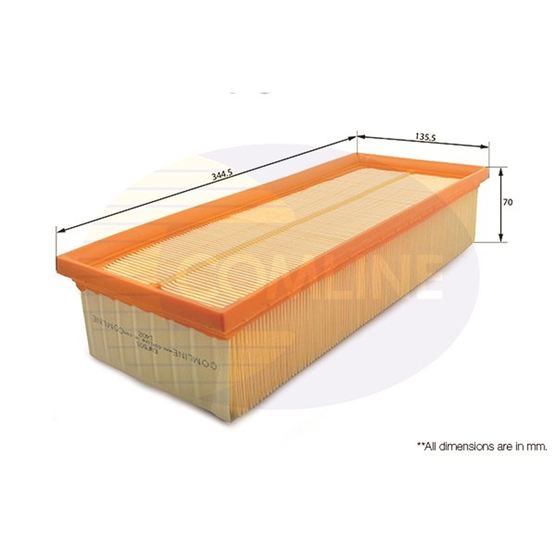 EAF501 Comline - Фільтр повітря ( аналогWA6781/LX1211 )1