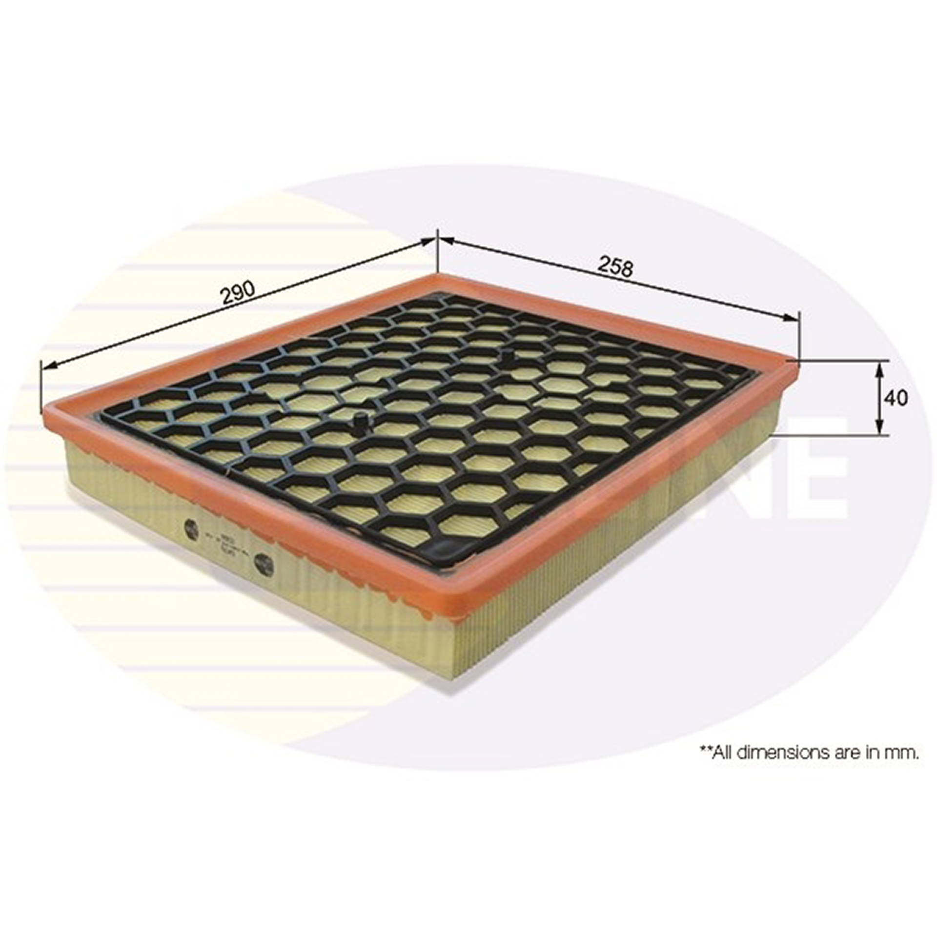 EAF766 Comline - Фільтр повітря ( аналогWA9605/LX2683 )1