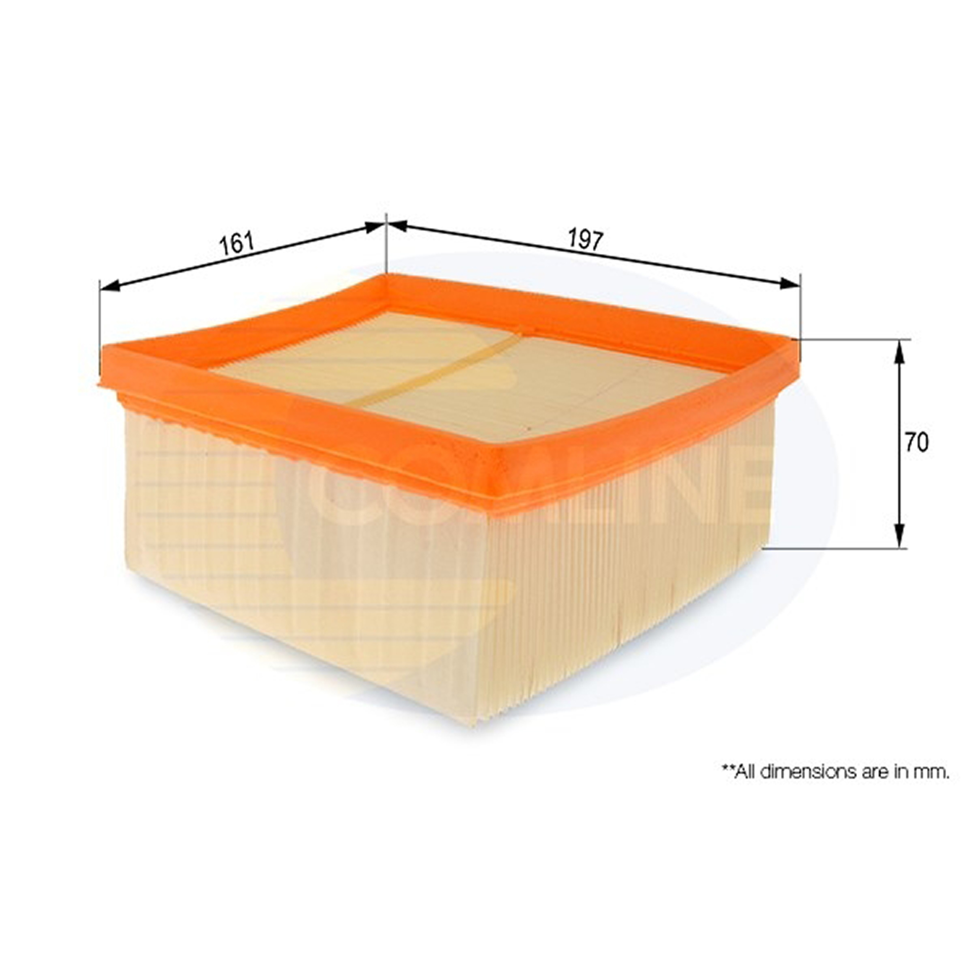 EAF708 Comline - Фільтр повітря ( аналогWA9606/LX2633 ) OE CN1Z-9601-A1