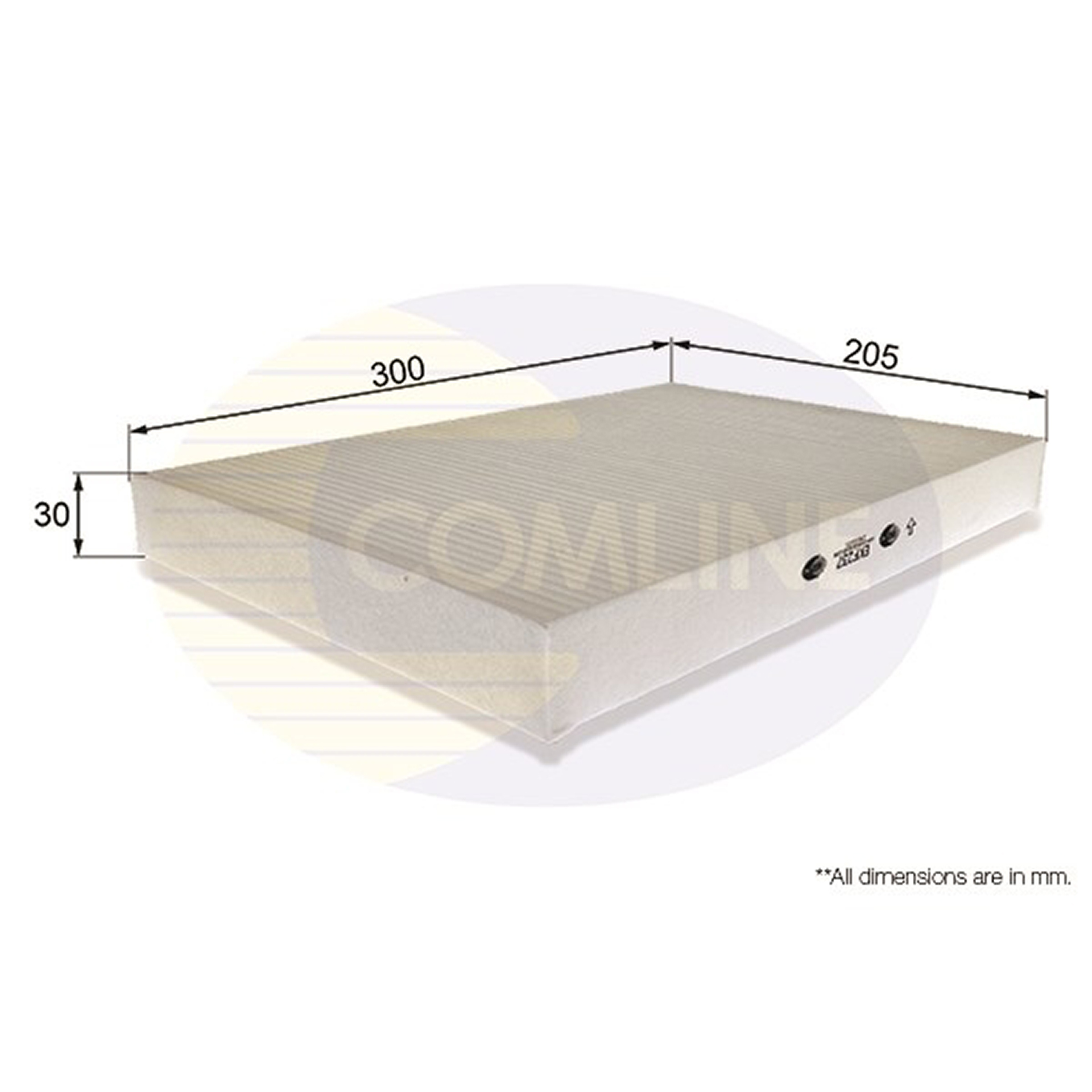 EKF237 Comline - Фільтр салону ( аналогWP6998/LA93 )1