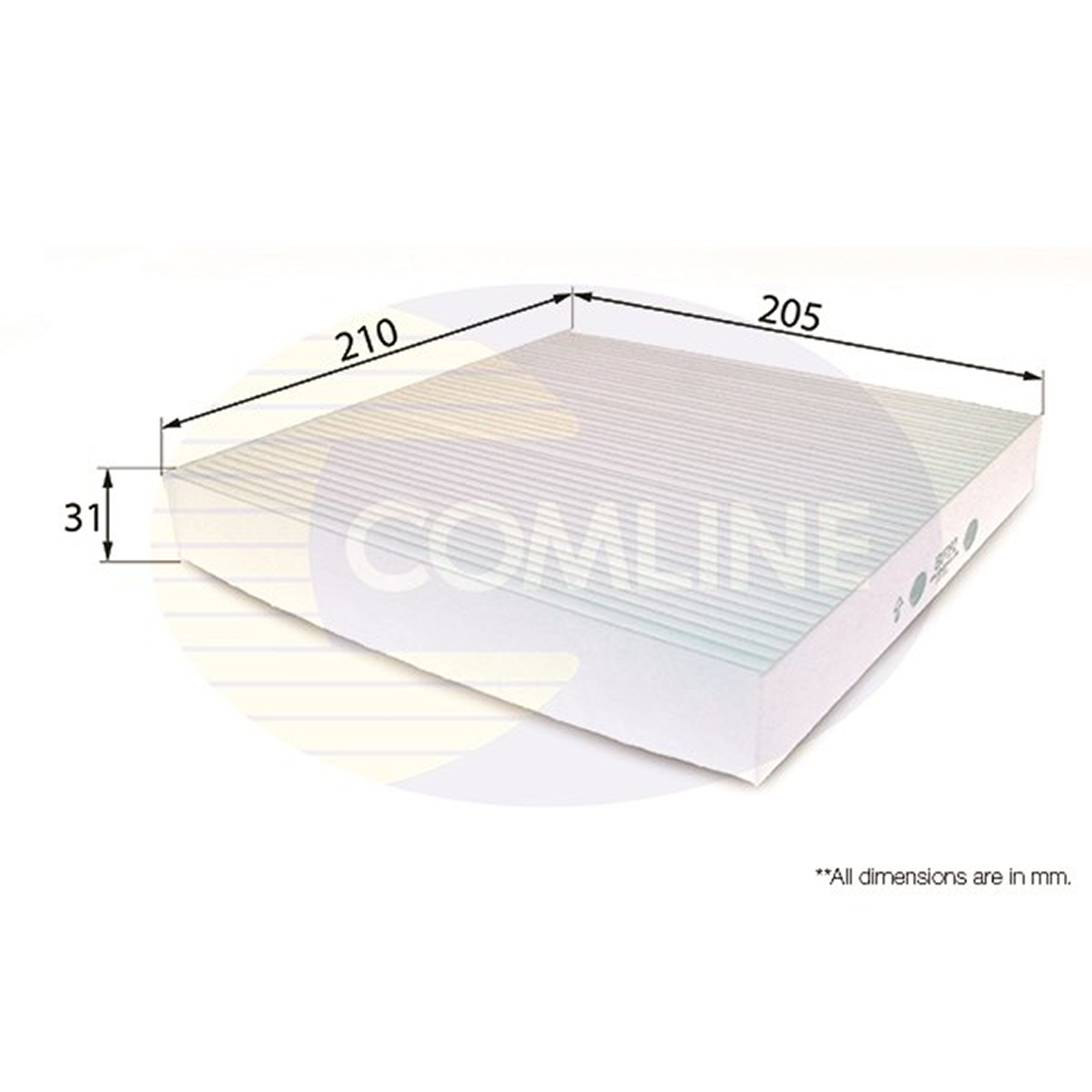 EKF192 Comline - Фільтр салону ( аналогWP9106/LA136 )1