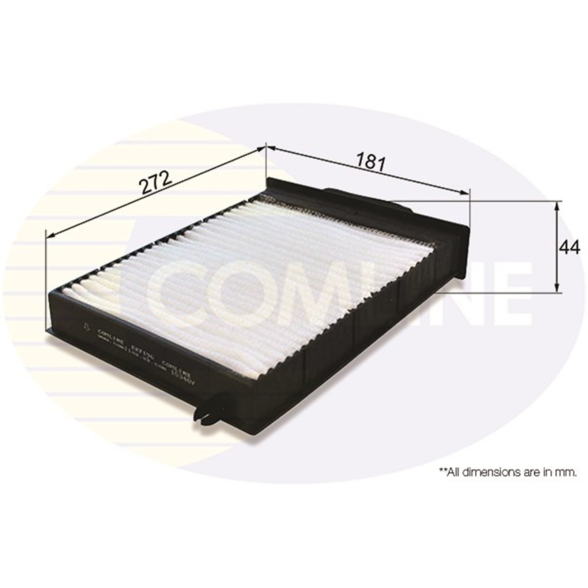 EKF196 Comline - Фільтр салону ( аналогWP9174/LA175 )1