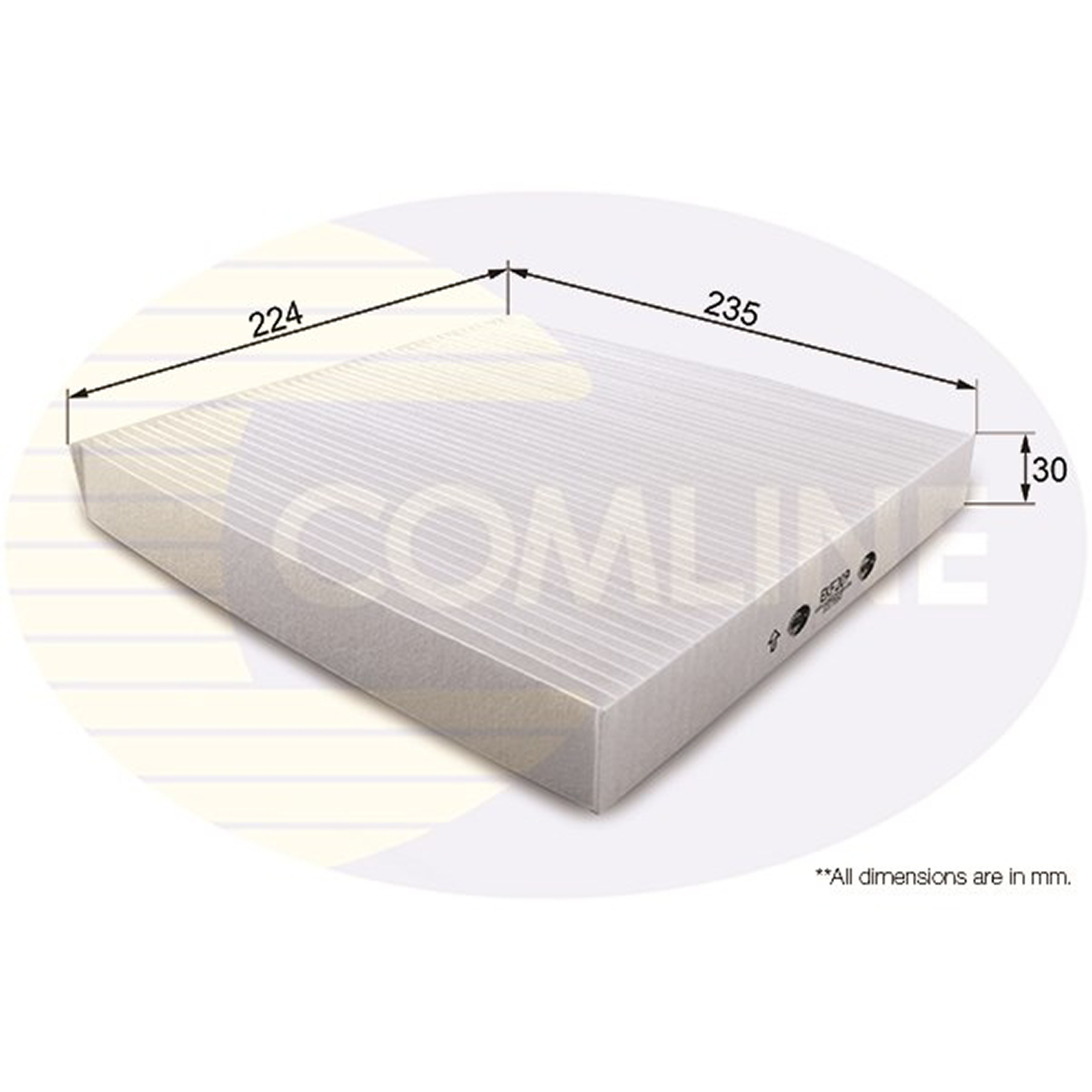 EKF209 Comline - Фільтр салону ( аналогWP9224/LA216 )1