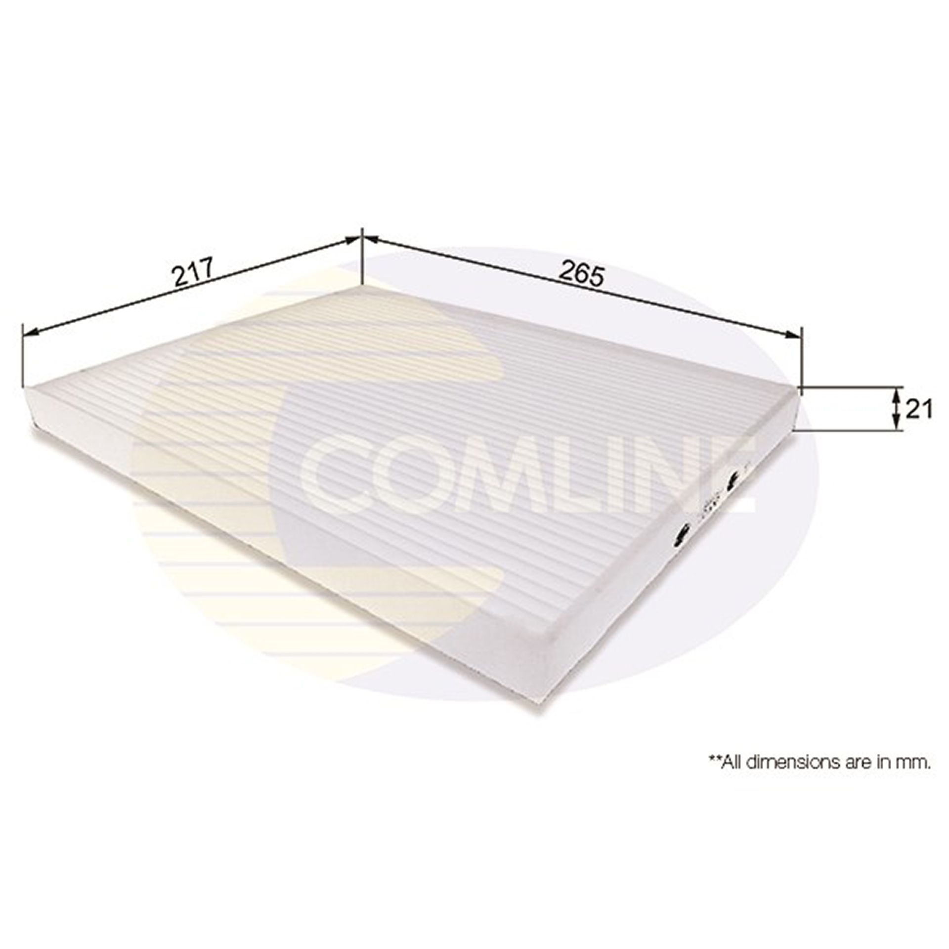 EKF137 Comline - Фільтр салону ( аналогWP9250/LA306 )1