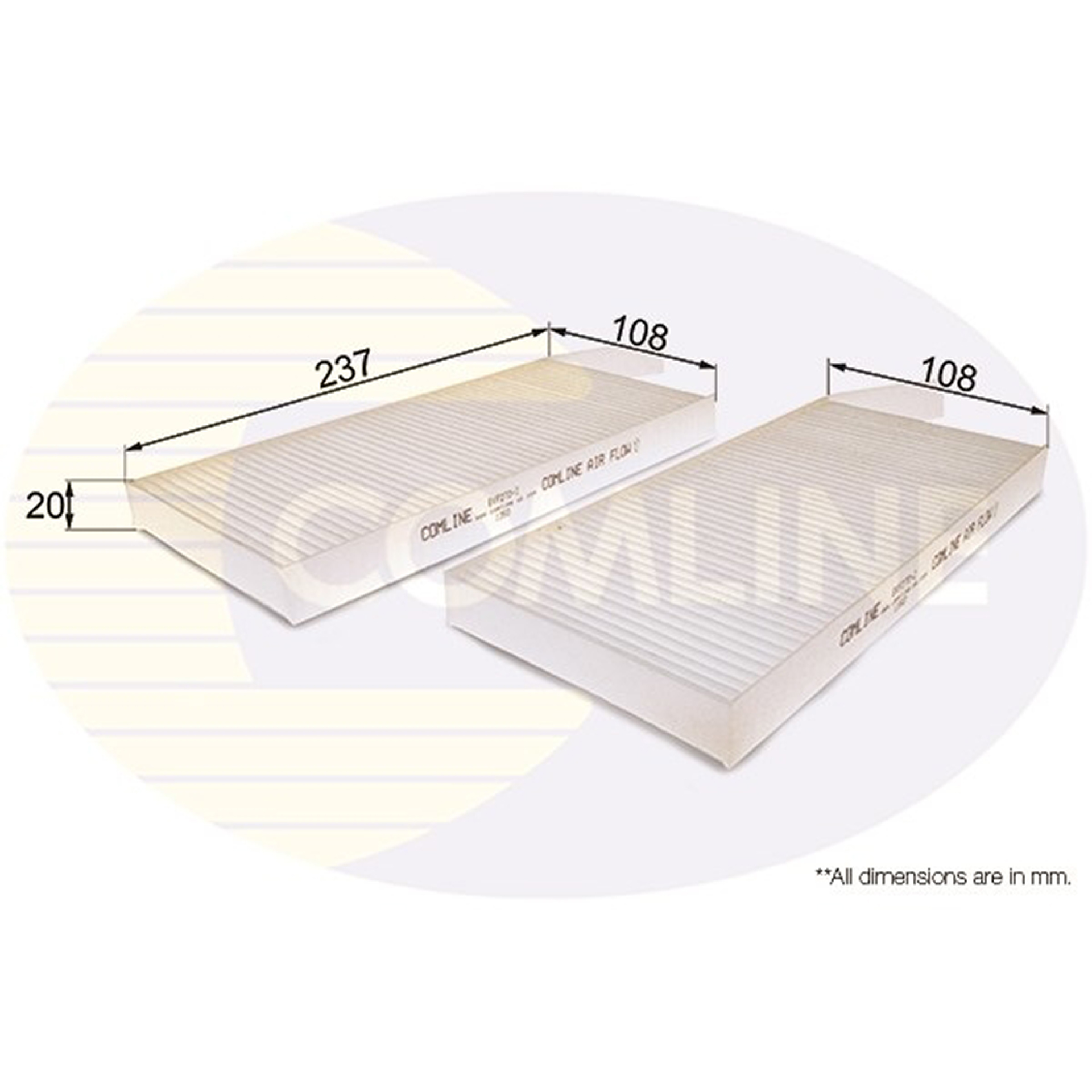 EKF270-2 Comline - Фільтр салону ( аналогWP9336/LA468/S )1