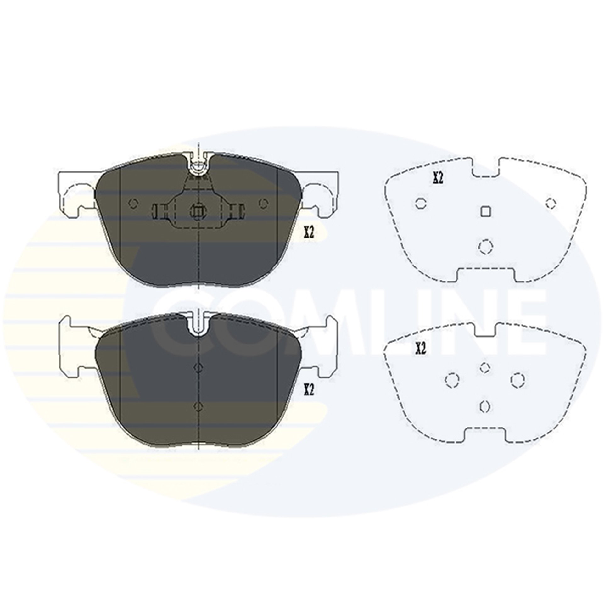 CBP06003 Comline - Гальмівні колодки до дисків1