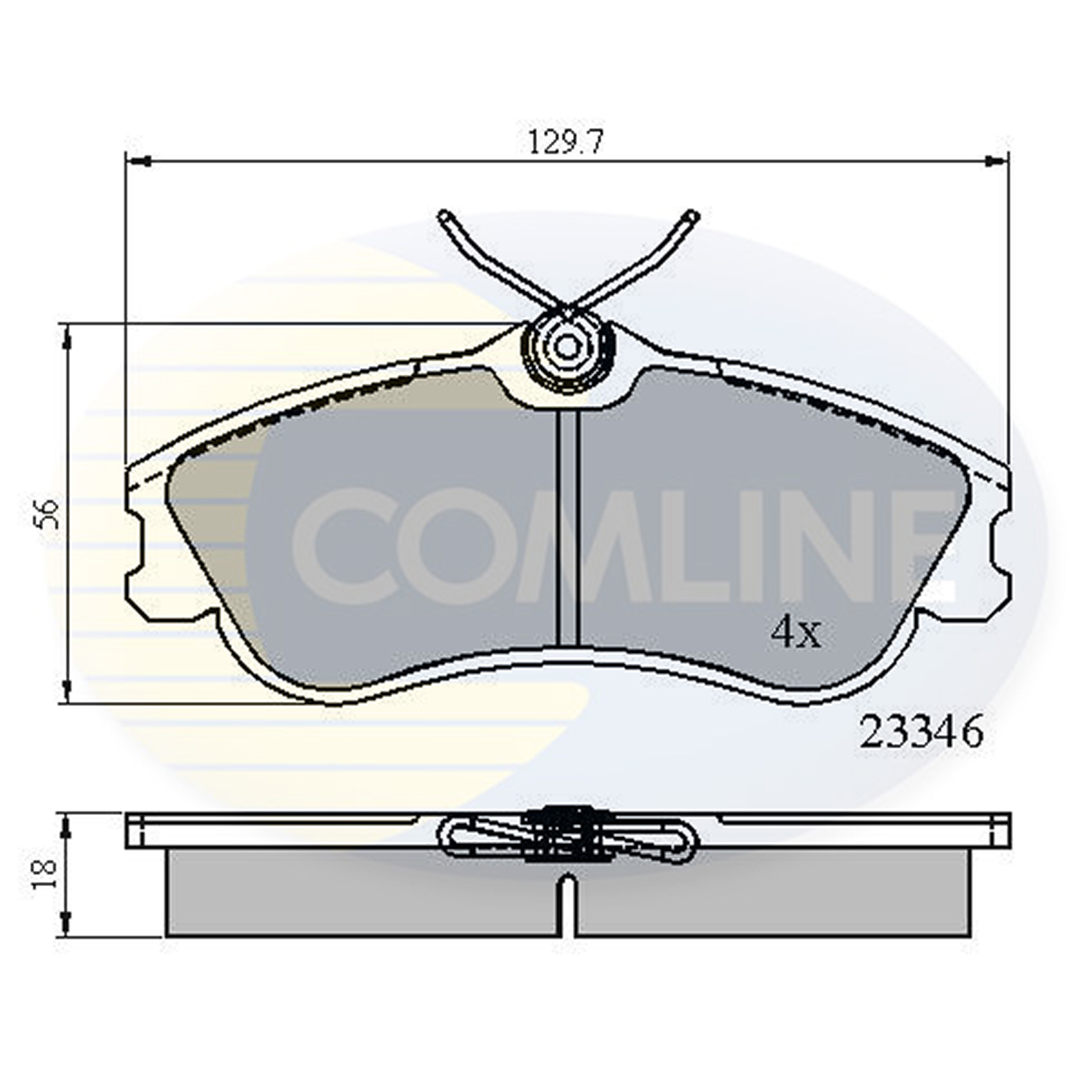 CBP0892 Comline - Гальмівні колодки до дисків1