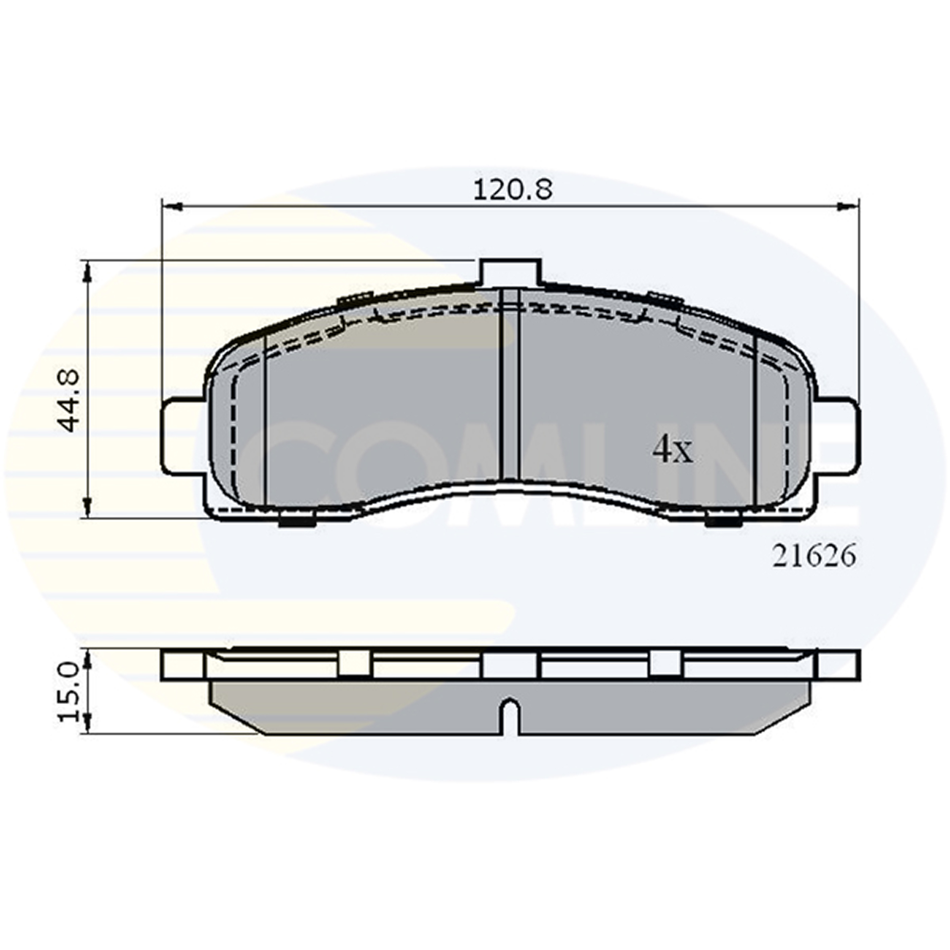 CBP0508 Comline - Гальмівні колодки до дисків1