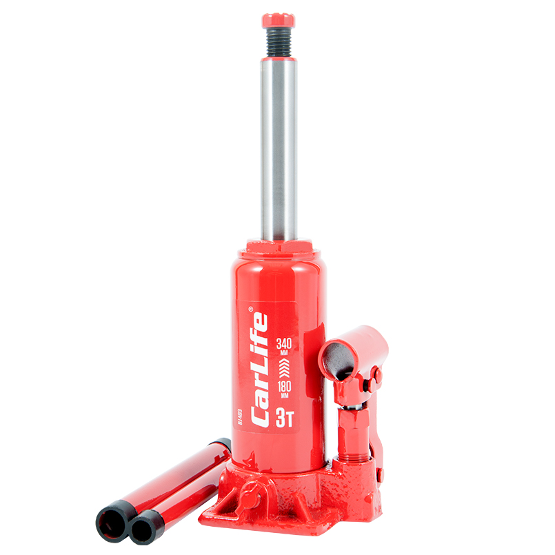 Carlife Домкрат гідравлічний, 3т., висота підйому 180-340мм, картона упаковка (6шт)2